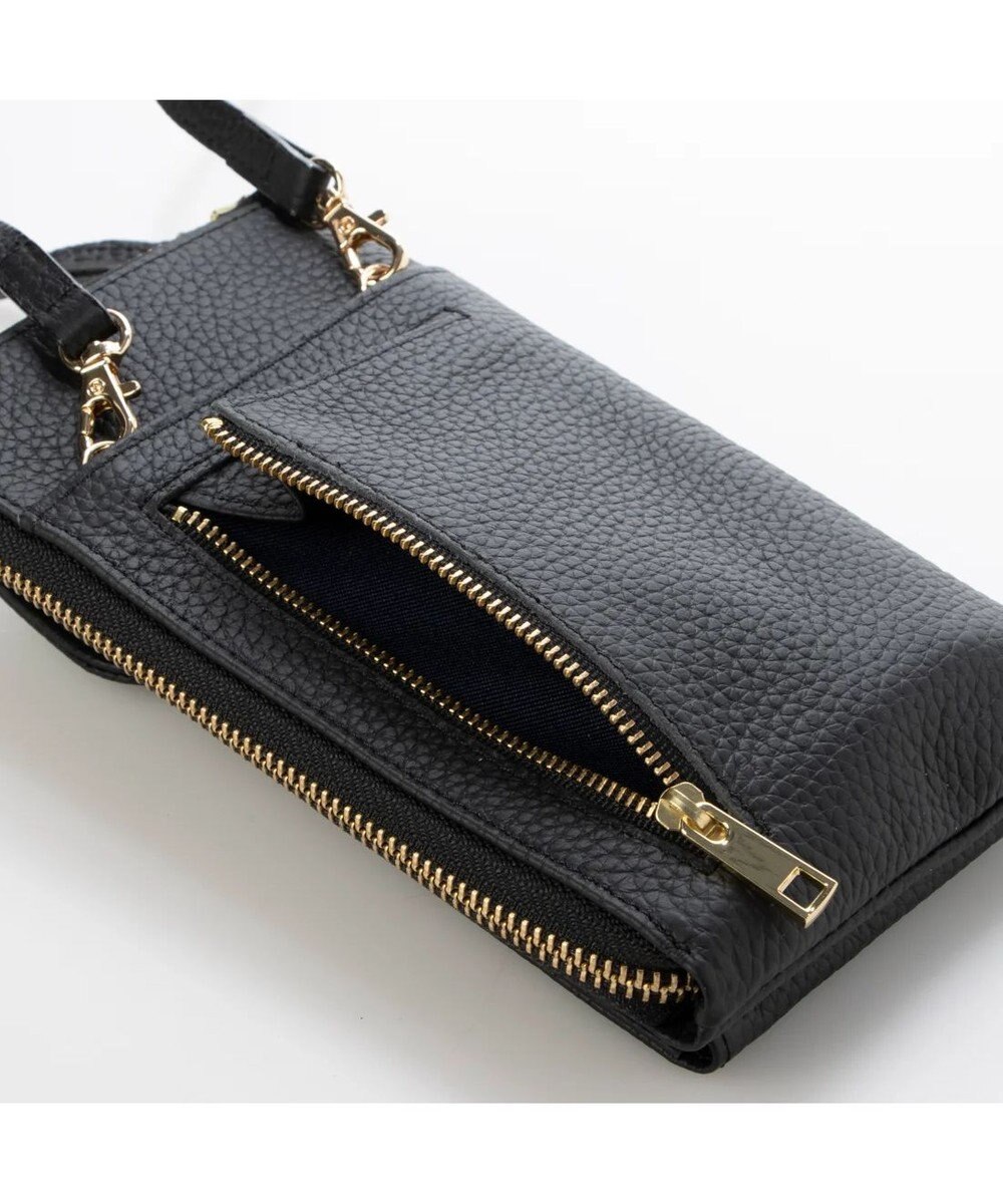 UNBILLION ペルケ perche / 牛革シュリンクタイプモバイルウォレットショルダー　旧8660 