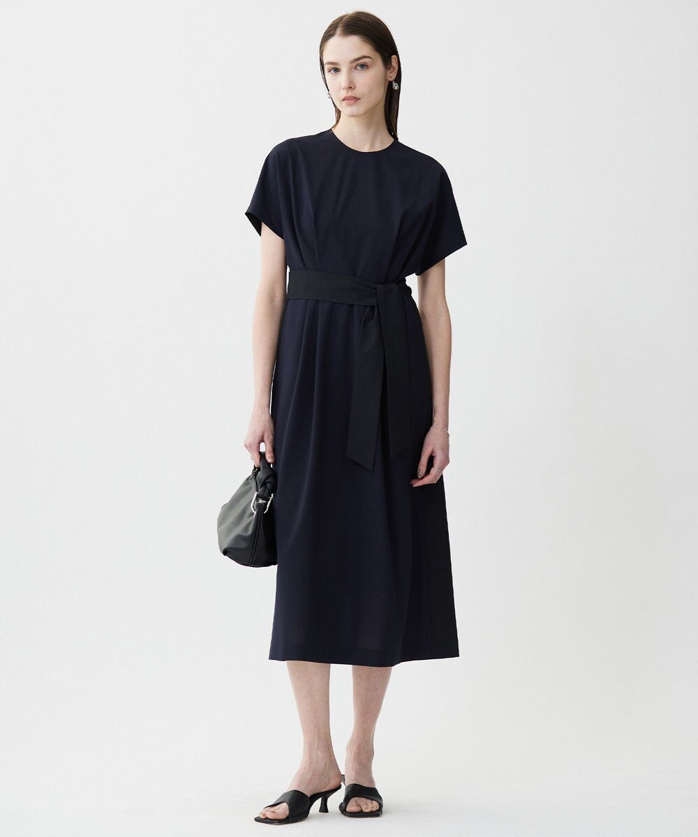 ICB L 【接触冷感・吸水速乾・防シワ・UVケア・洗える】 エステルドライトロ ワンピース 