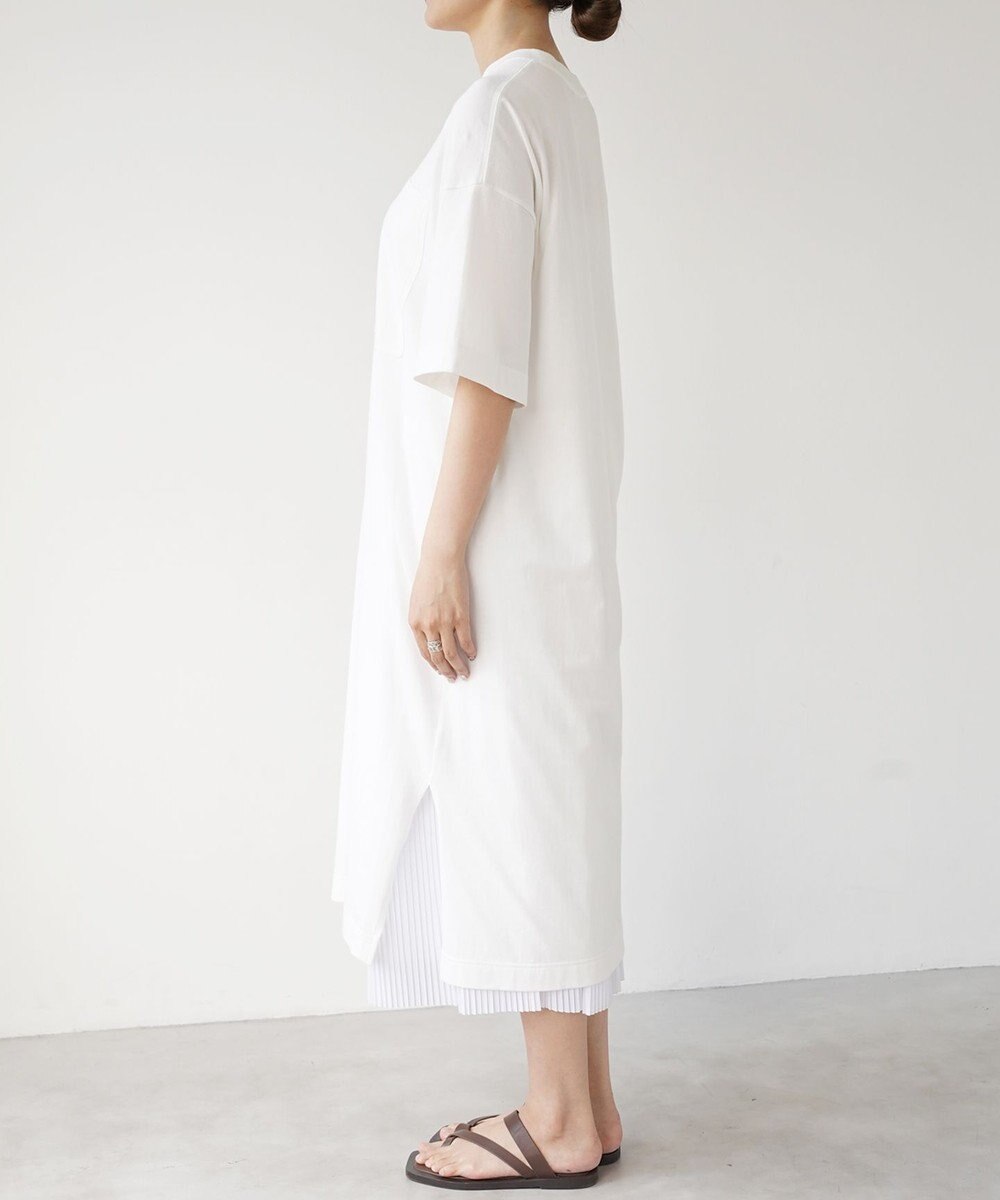 HAAG スマイルコットン SHORT SLEEVE ONEPIECE ワンピース 