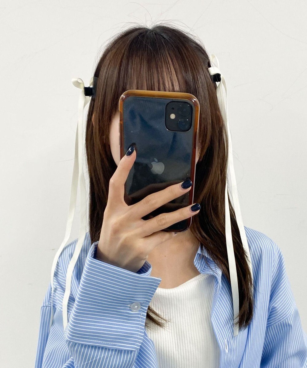 WEGO L2Pカラーロングリボンクリップ 