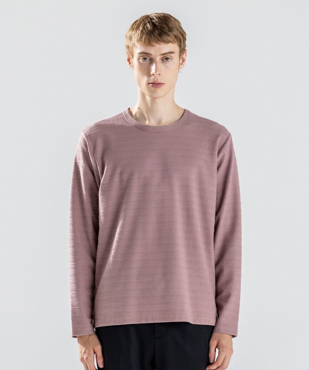 JOSEPH HOMME 【新色追加】メランジリップル　クルーネックカットソー 