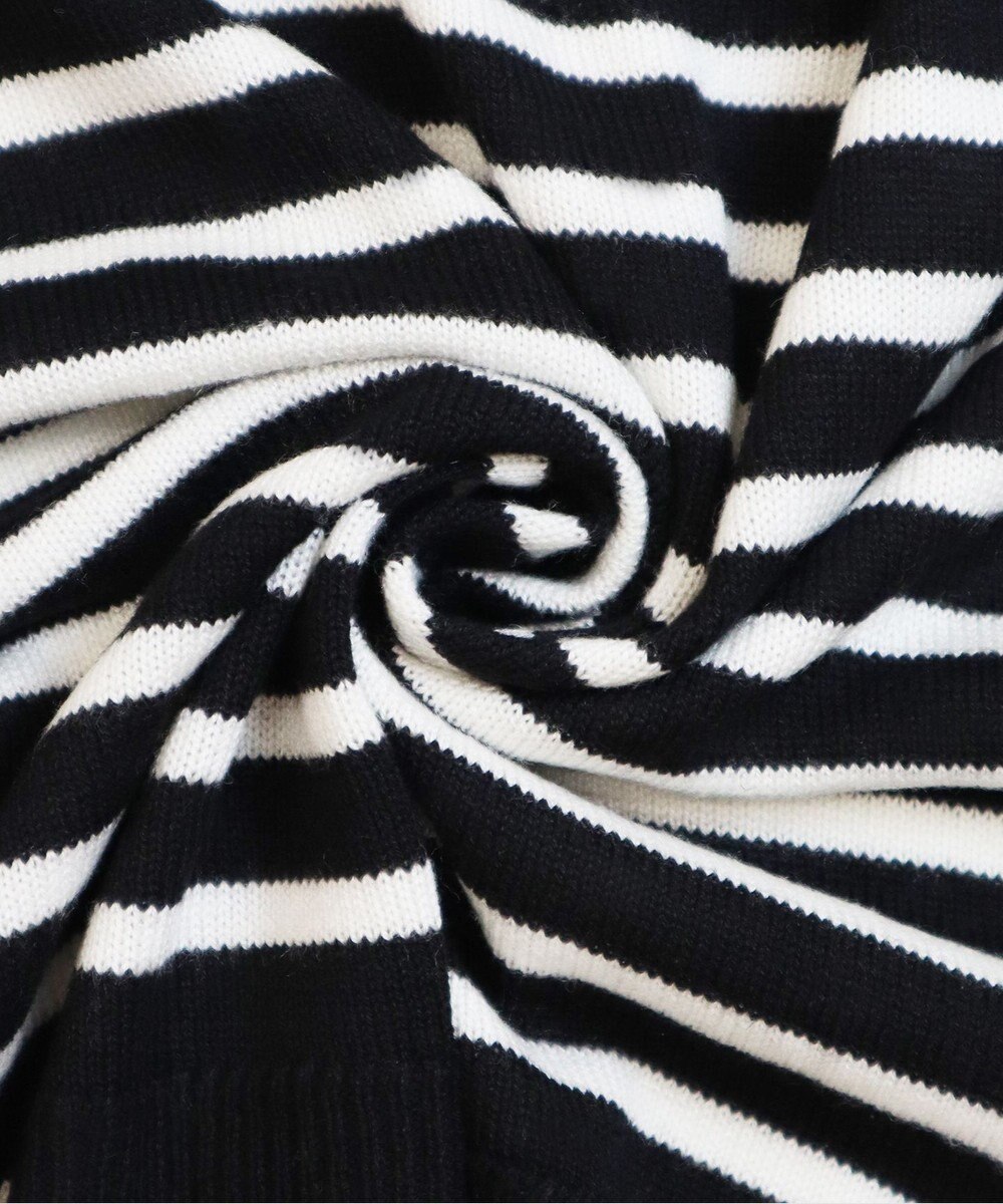 Tiaclasse 肩掛けボーダーフェイクカーデ 