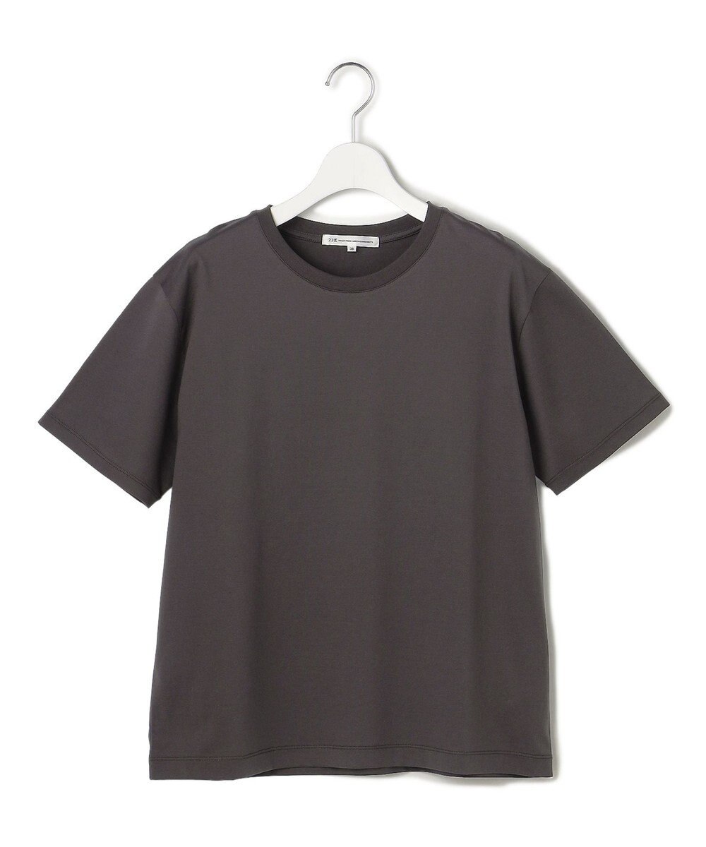 23区 シルキータッチ ベーシック Tシャツ 