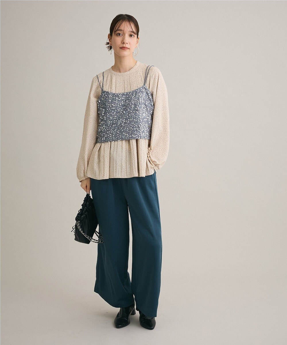 Green Parks 消しプリーツブラウス 