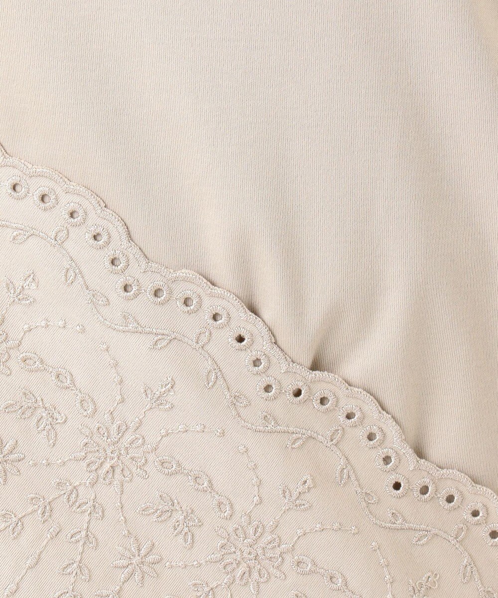 J.PRESS LADIES L 【UVケア・接触冷感】コンパクトコットンスムース 裾刺繍 カットソー 