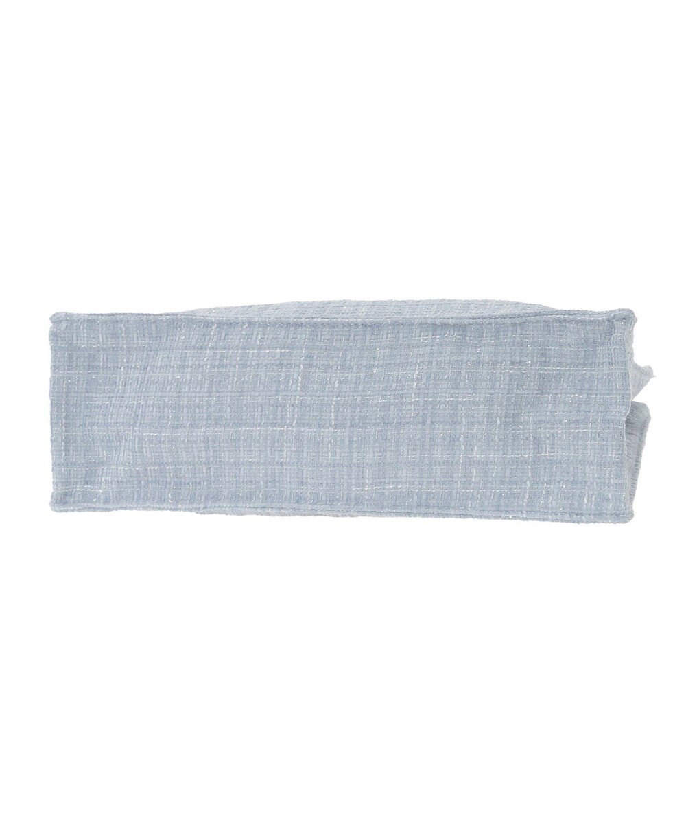 Maison de FLEUR ツイードロゴ刺繍スクエアトートバッグ 