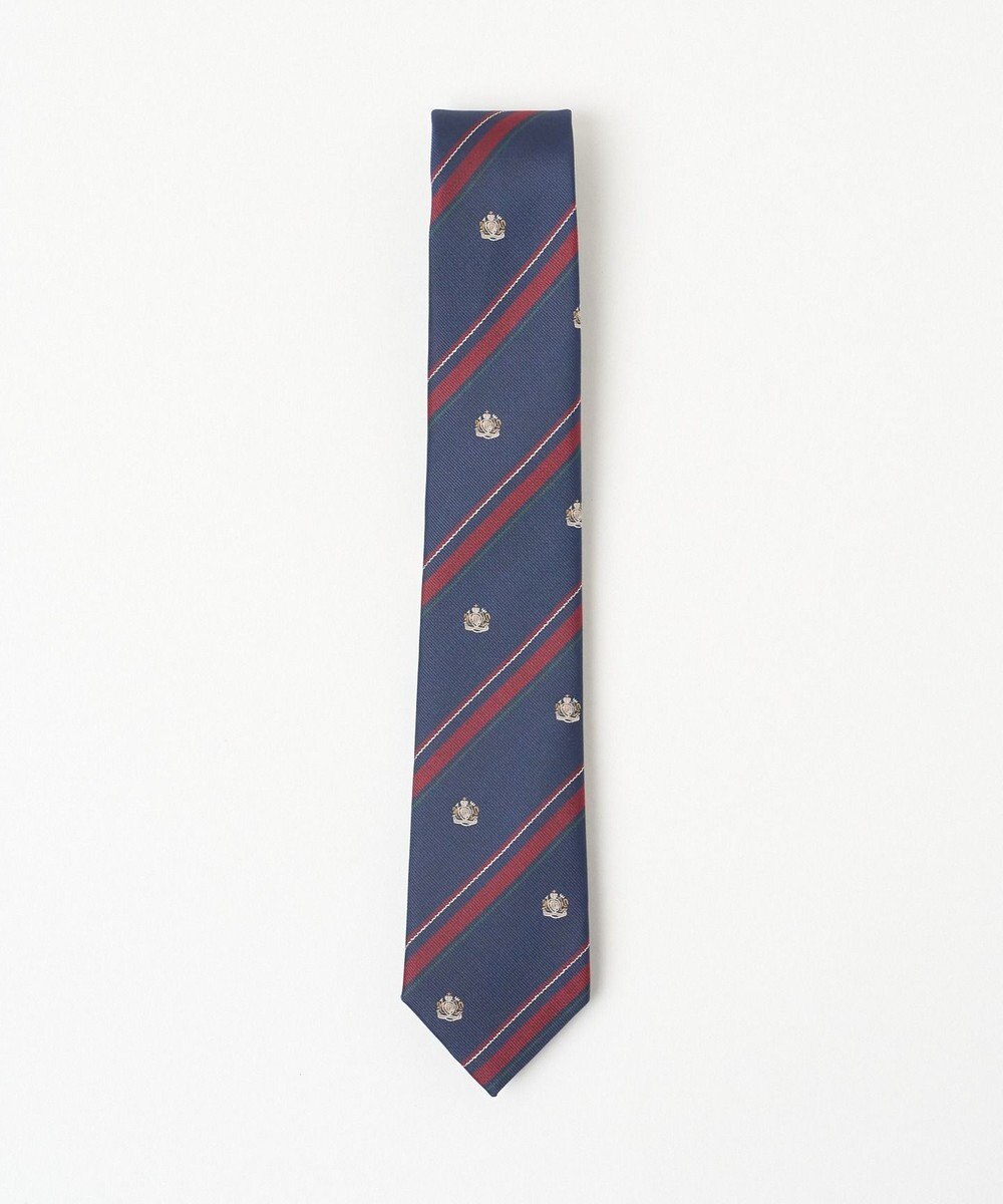 WEGO 【SCHOOLITEM】メンズエンブレム柄スクールネクタイ 