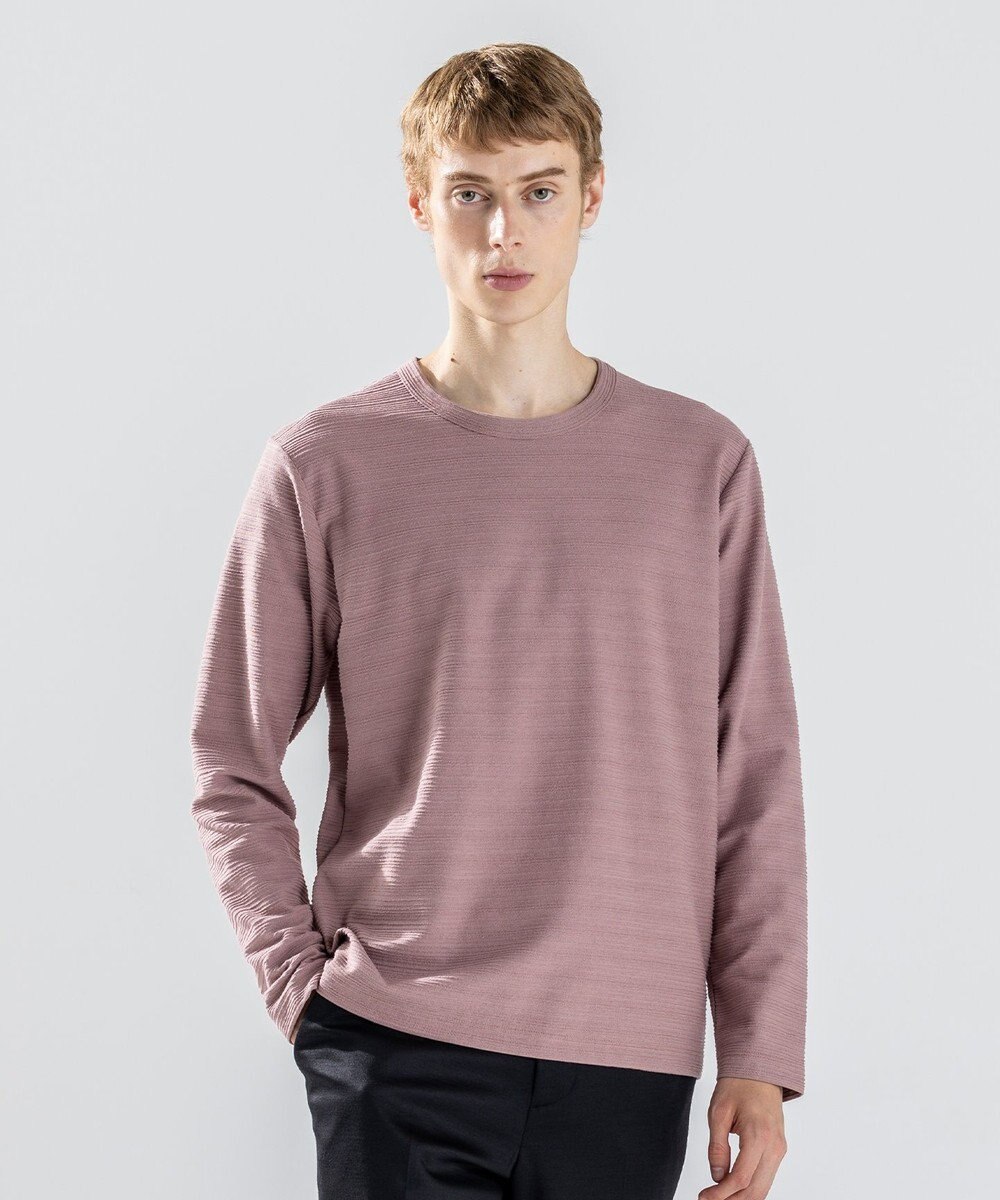 JOSEPH HOMME 【新色追加】メランジリップル　クルーネックカットソー 