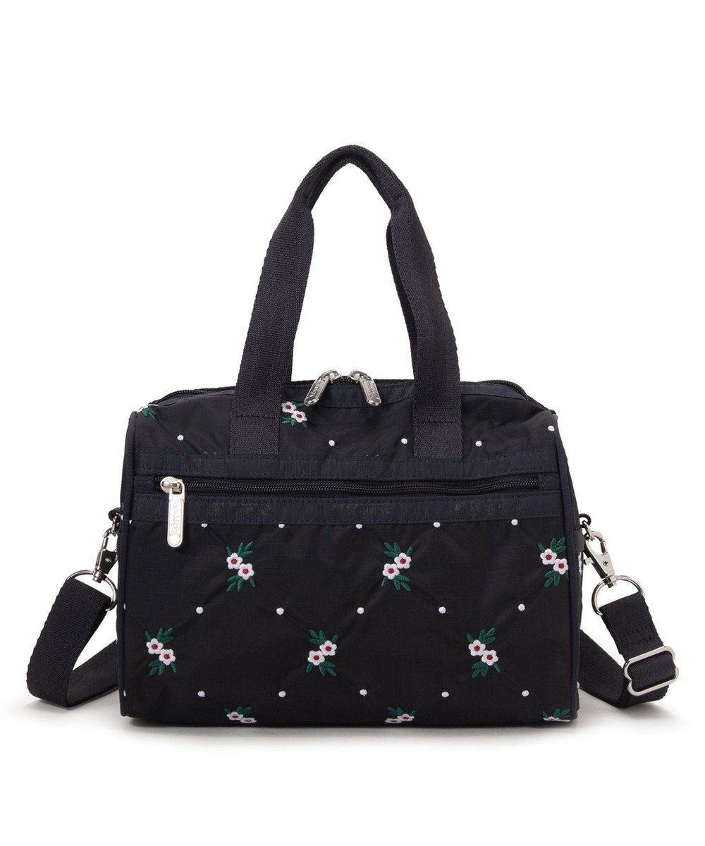 LeSportsac EVERYDAY SM SATCHEL/フローラルラティスEMB 