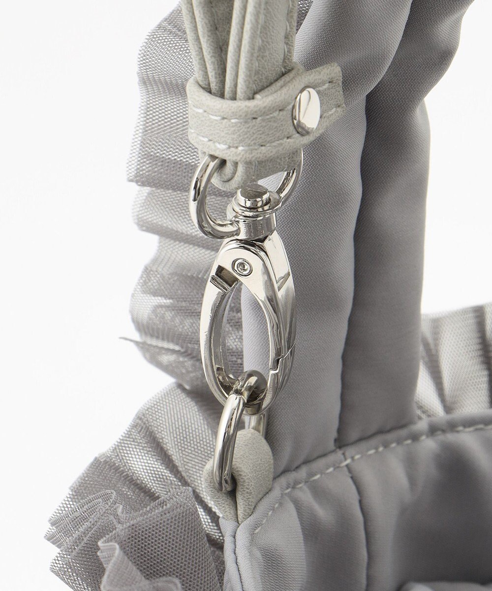 LA BAGAGERIE 【MONICA】チュールフリル2WAYバッグ 