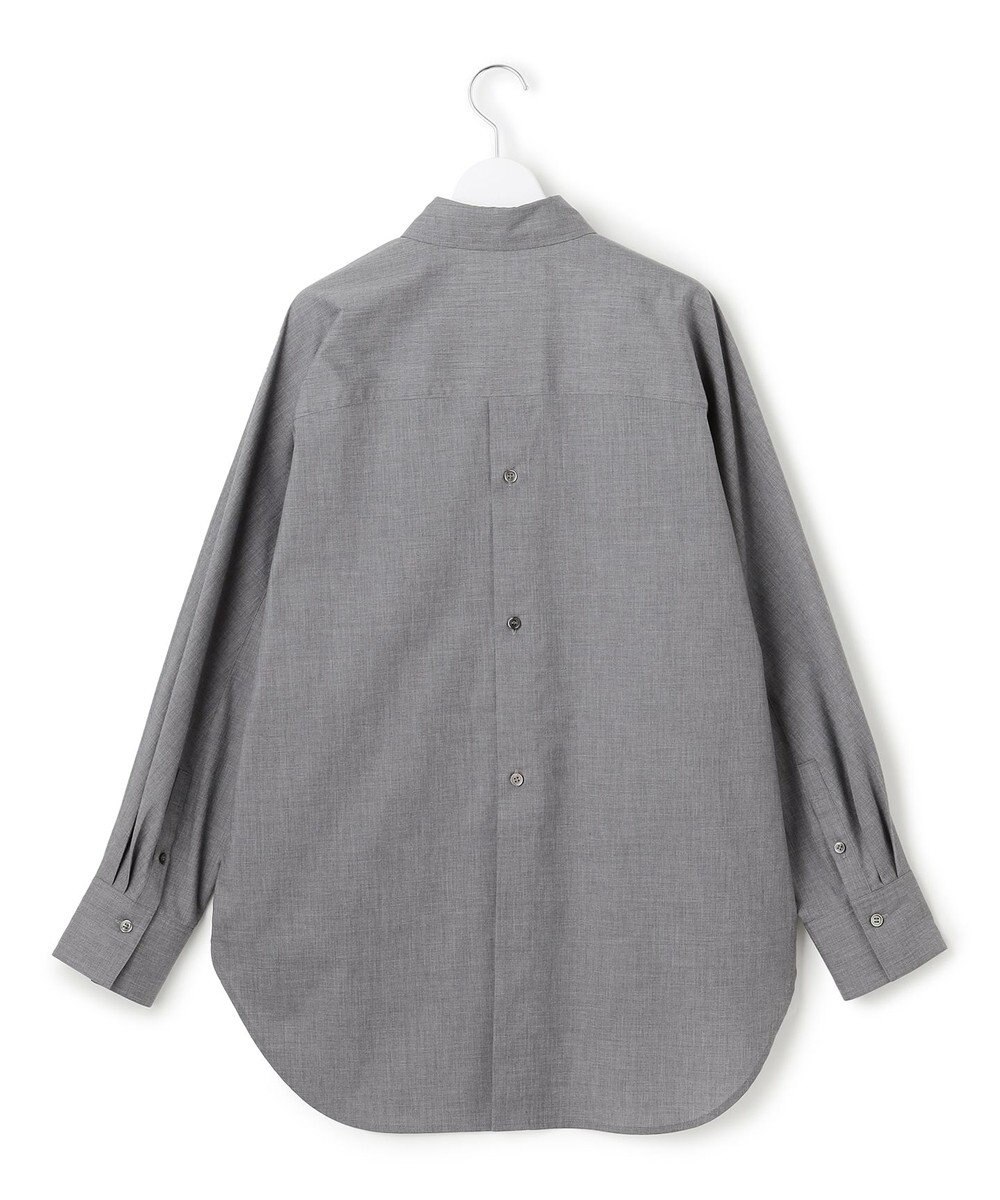 23区 【SLOW/一部店舗限定】ライトタンブラータフタ バックボタン シャツ 
