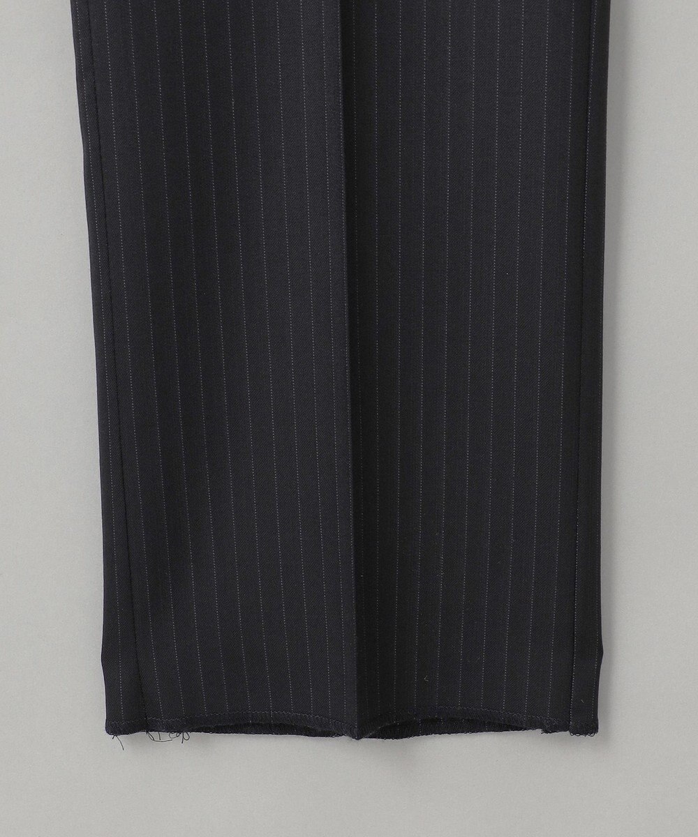 GOTAIRIKU 横に伸びる【TasmaniaWool/タマニアウール】ストレッチ スーツ（ブラックストライプ） 