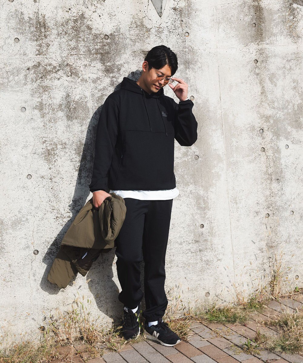 SHARE PARK MENS 【UVカット・吸水速乾・ストレッチ・軽量・アンチピリング 】ダンボールフードパーカー（L・XLサイズ） 