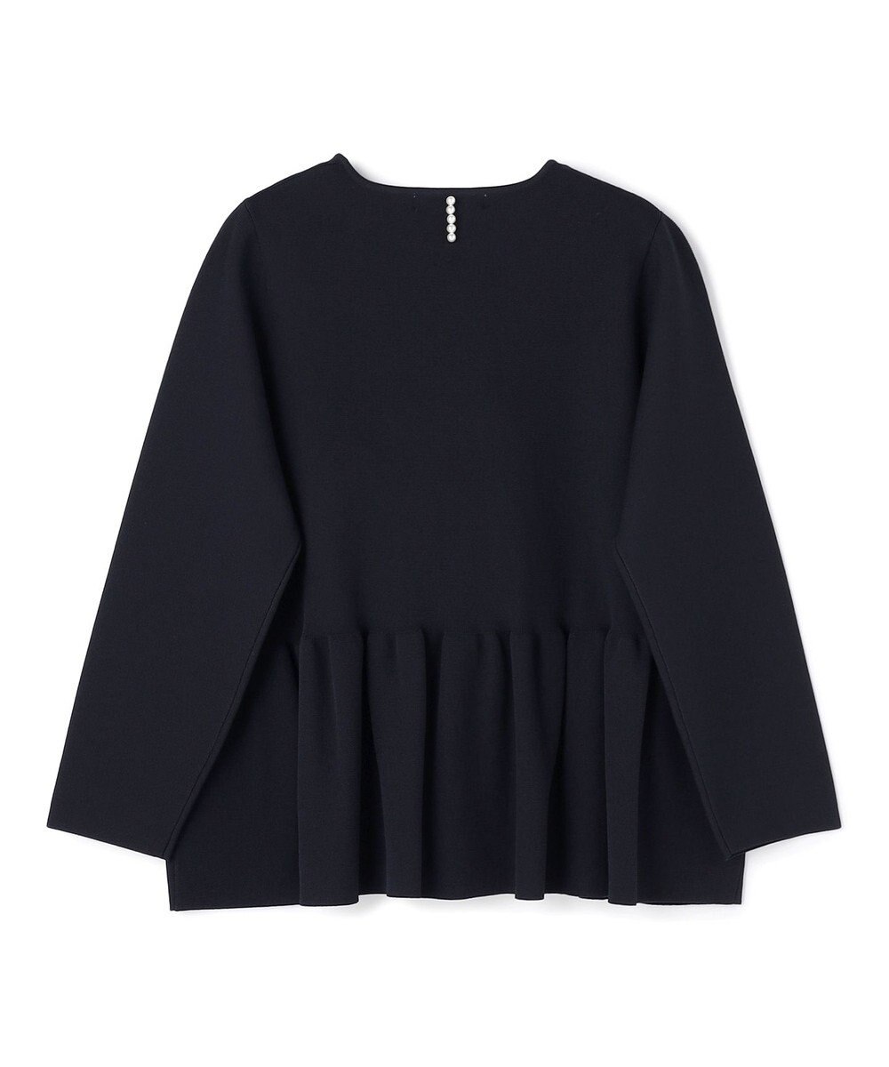 UNFILO BEAUTY FORM KNIT ペプラムセットアップ 