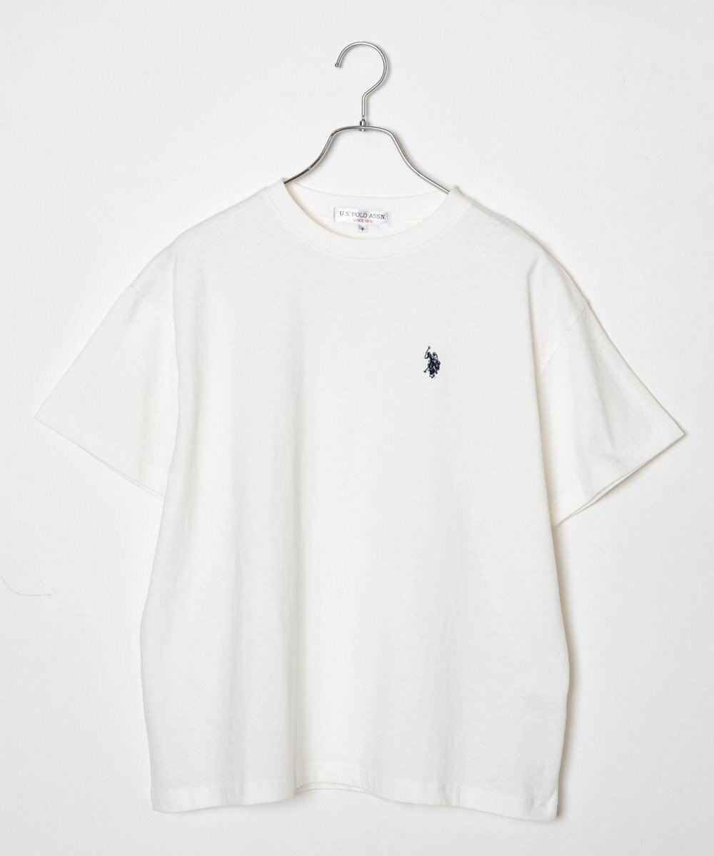 WEGO 【洗える/綿100%】USPOLOワンポイントTシャツ 