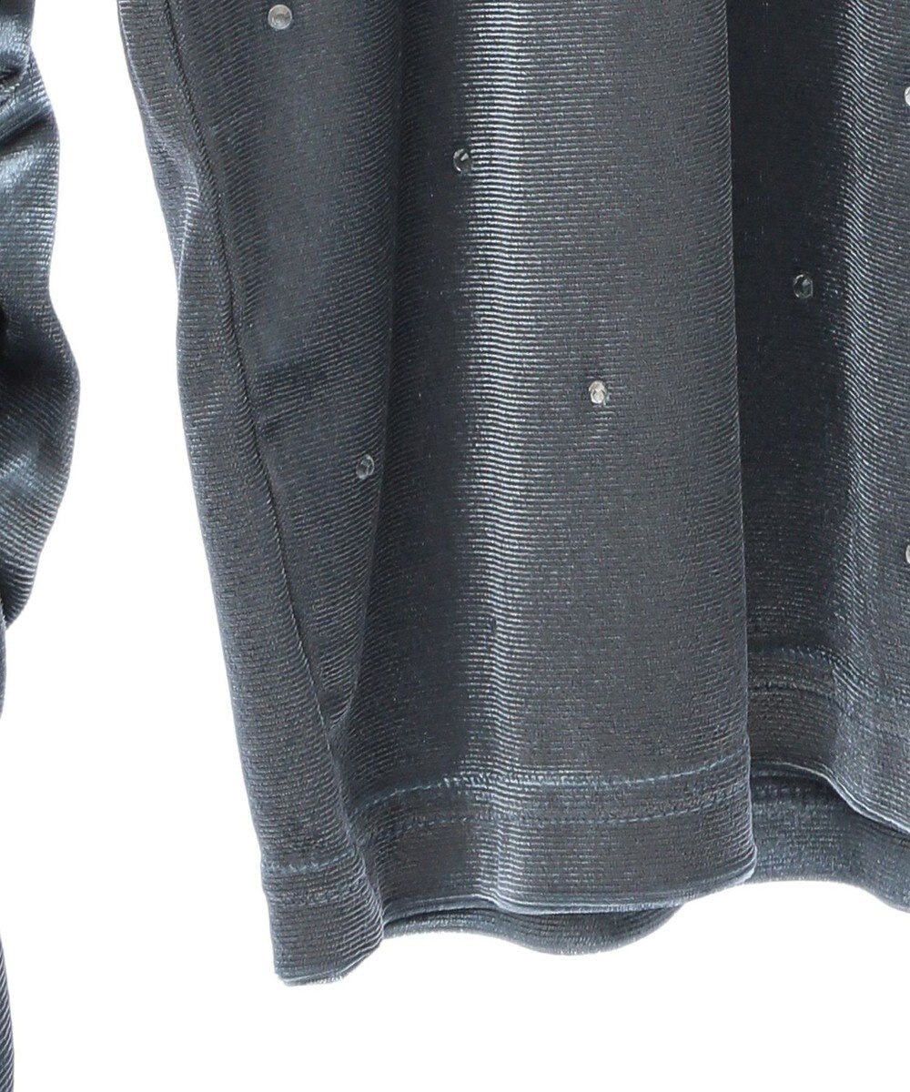 Green Parks ラインストーンハイネックトップス 