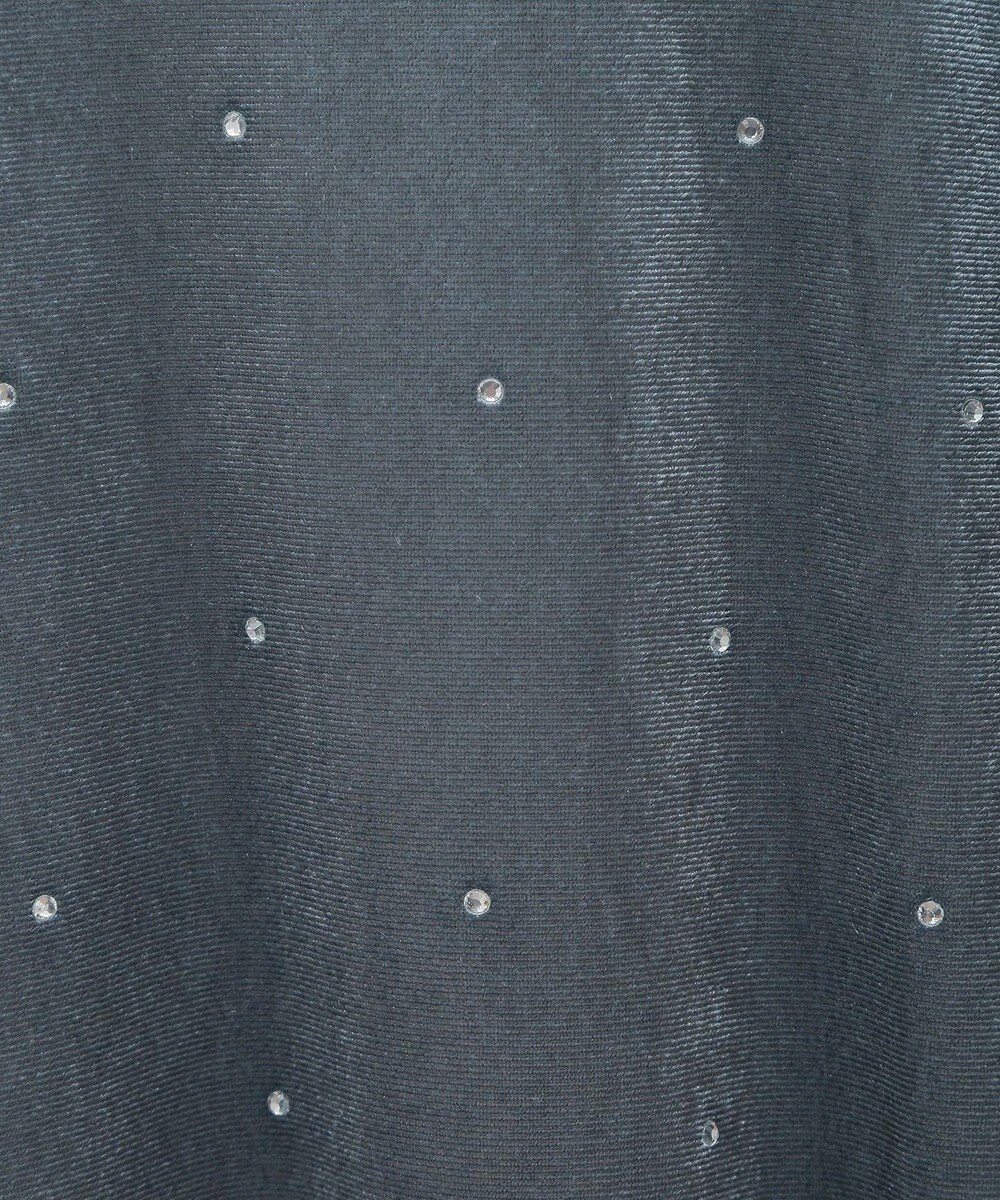 Green Parks ラインストーンハイネックトップス 