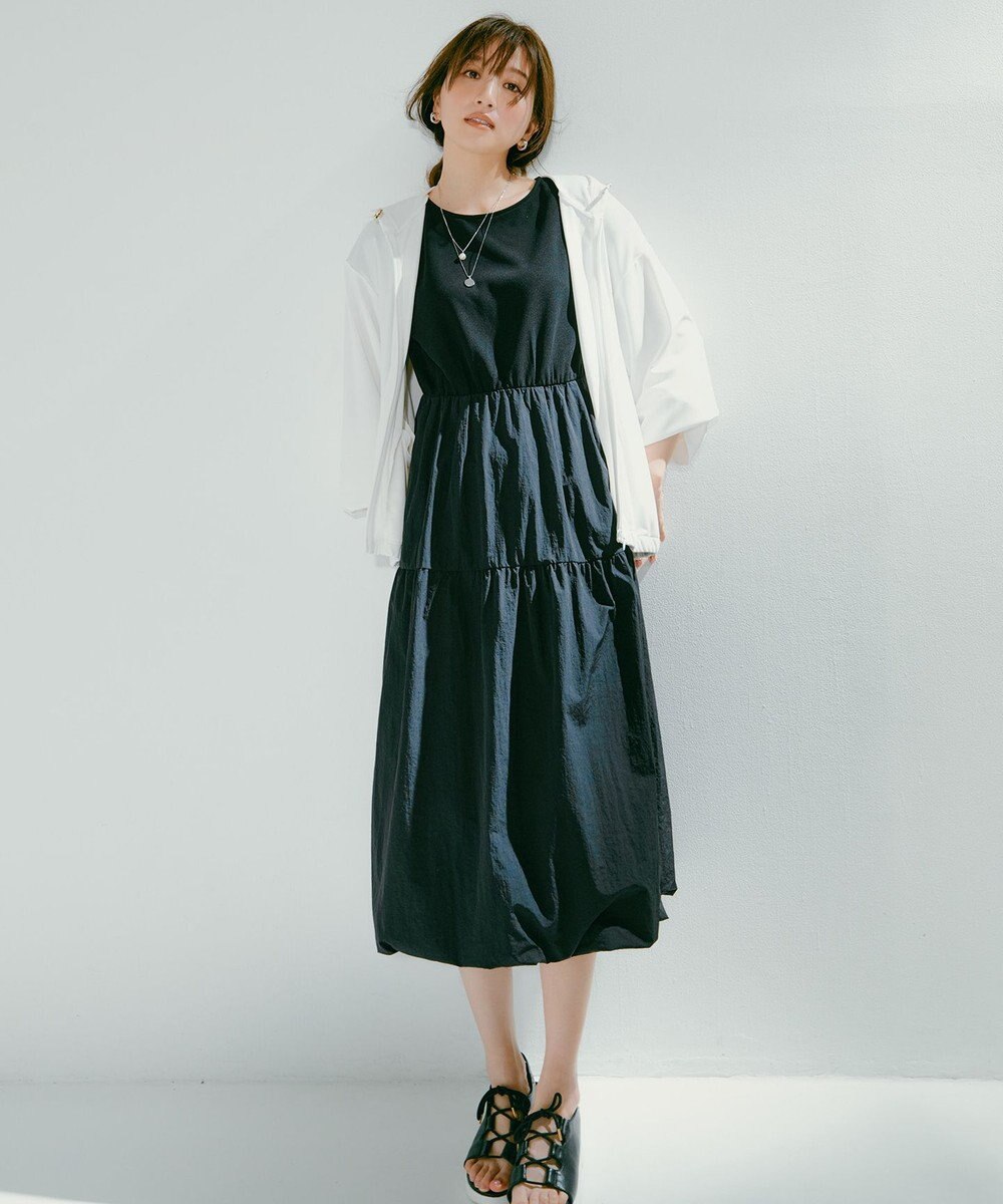 ANY SIS 【23.5~24.0cm】レースアッププラットフォーム サンダル 