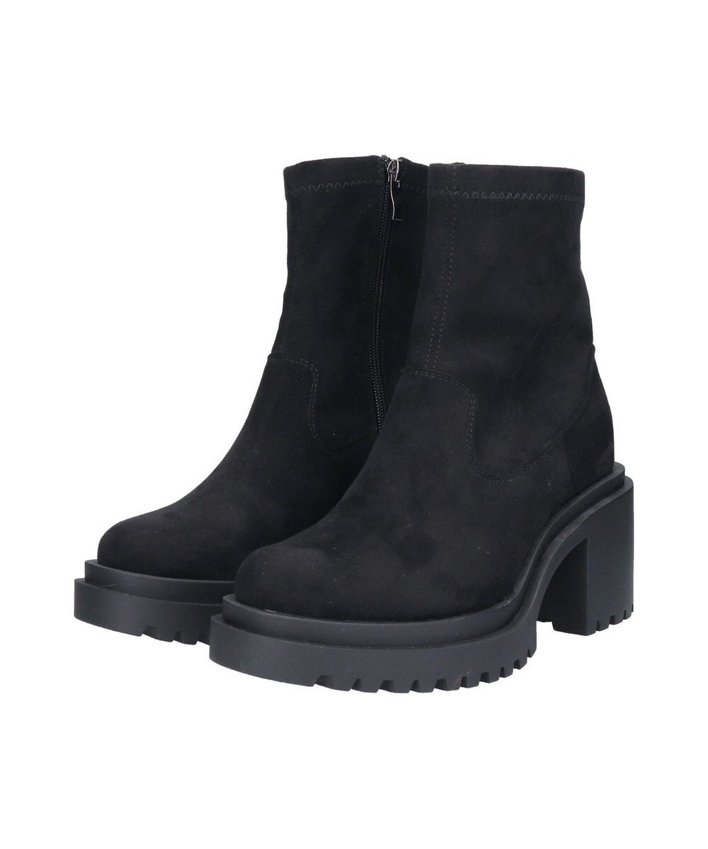 Bridget Birkin 【Round About】厚底ラギットソールストレッチブーツ 