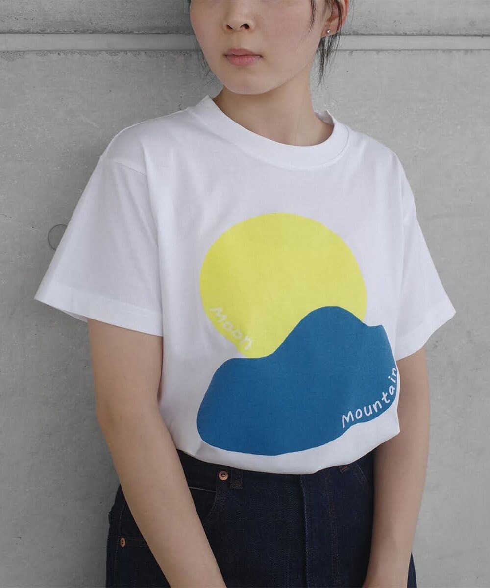 nitorito 【UNISEX】mountain&moon Tシャツ 
