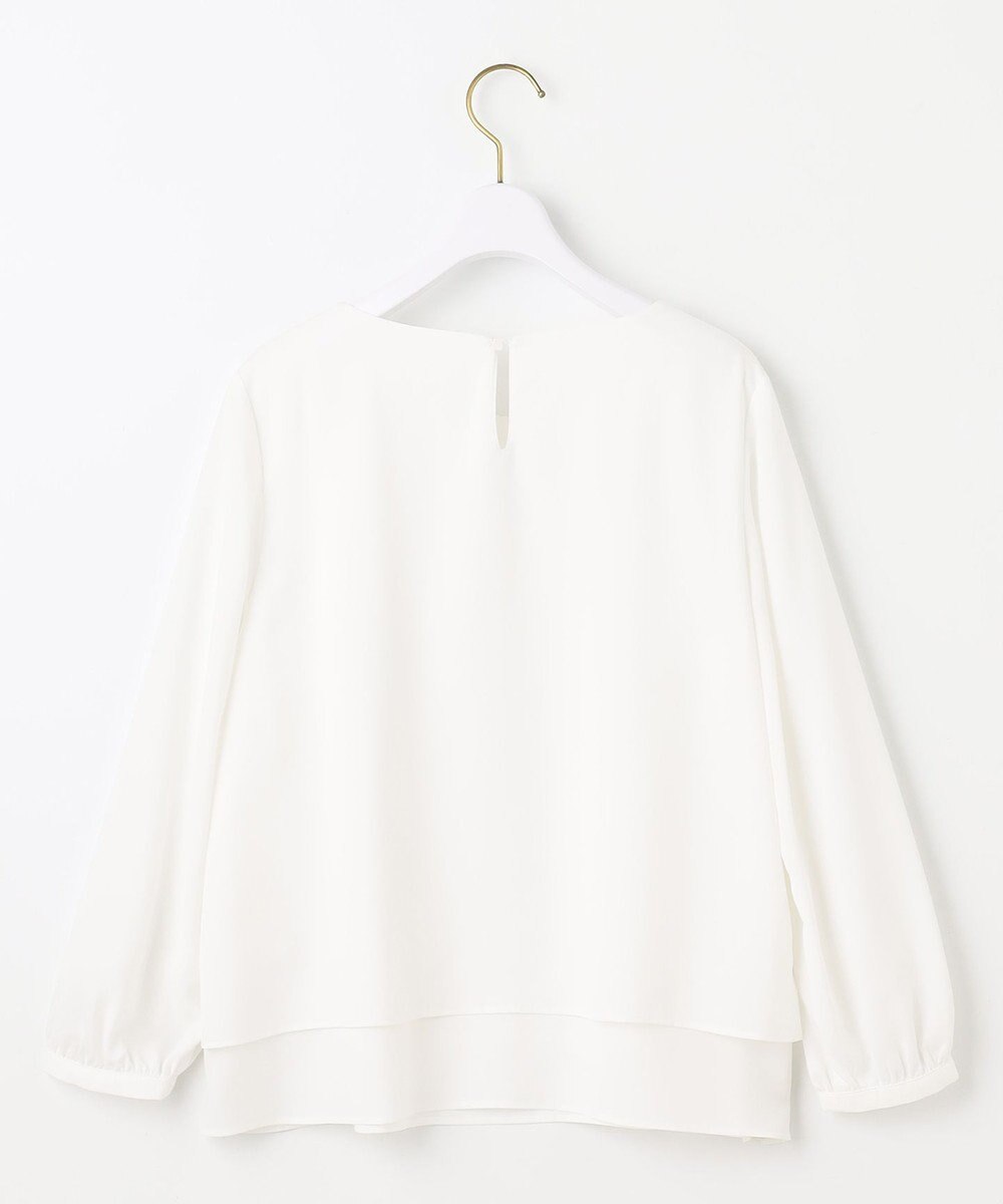 ANY SIS L 【洗える】レイヤードレース ブラウス 