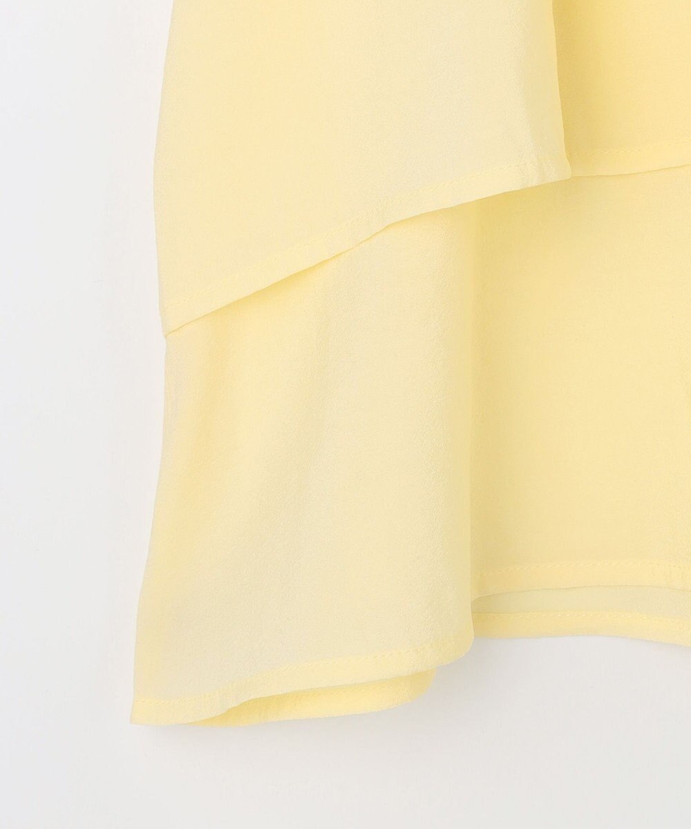 ANY ラッフルクロップドシャツ 