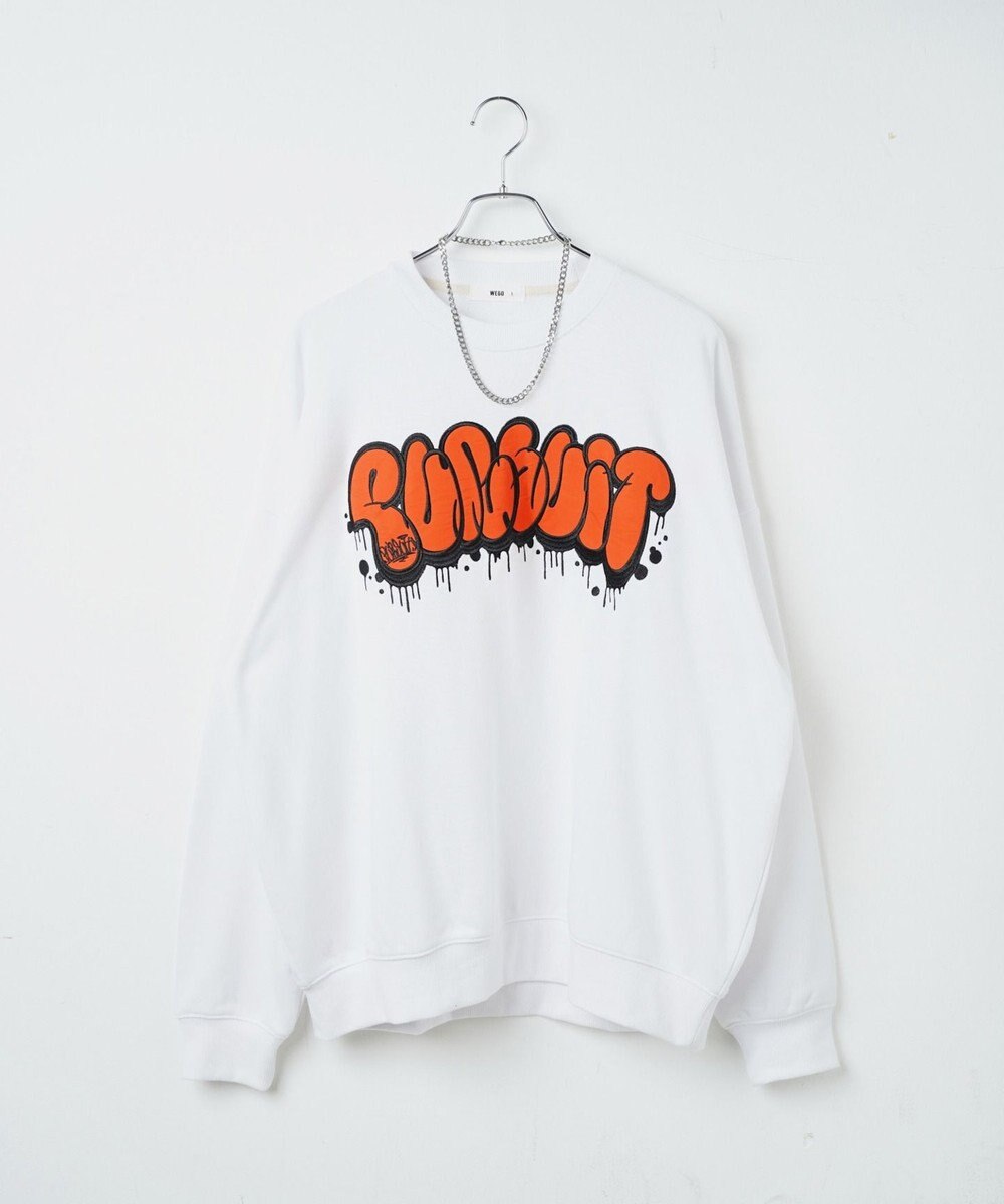 WEGO アクセ付きグラフィックプルオーバー 