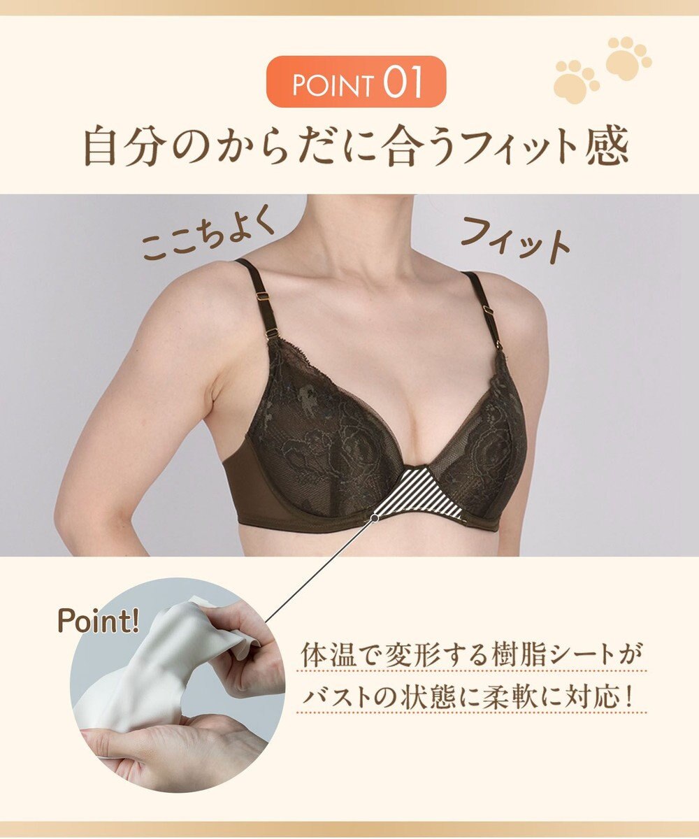 Wing 【SHIHOさん着用】 ブラジャー 自分のからだに合うフィット感 バストになじみやすい 背中すっきり 【マッチミーブラ】 ブラ KB2004 ウイング／ワコール 