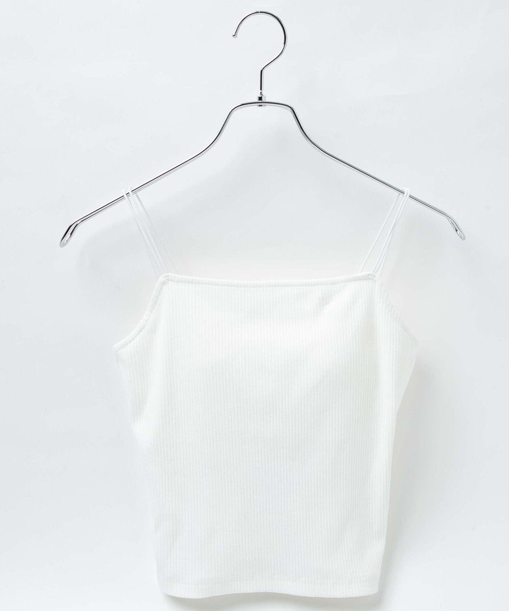 WEGO 【カップ付き】なちゅ盛れカップイン2ストラップキャミ 