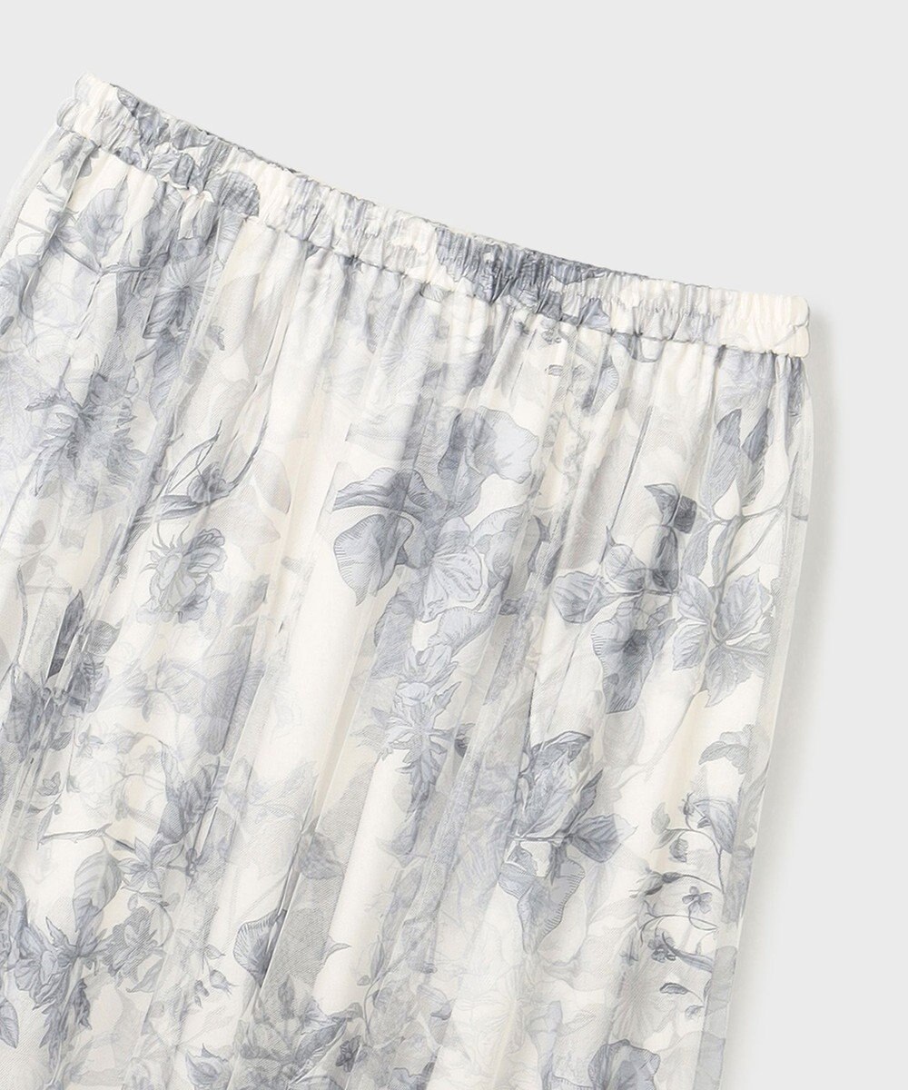 GRACE CONTINENTAL シャドーフラワープリントスカート 