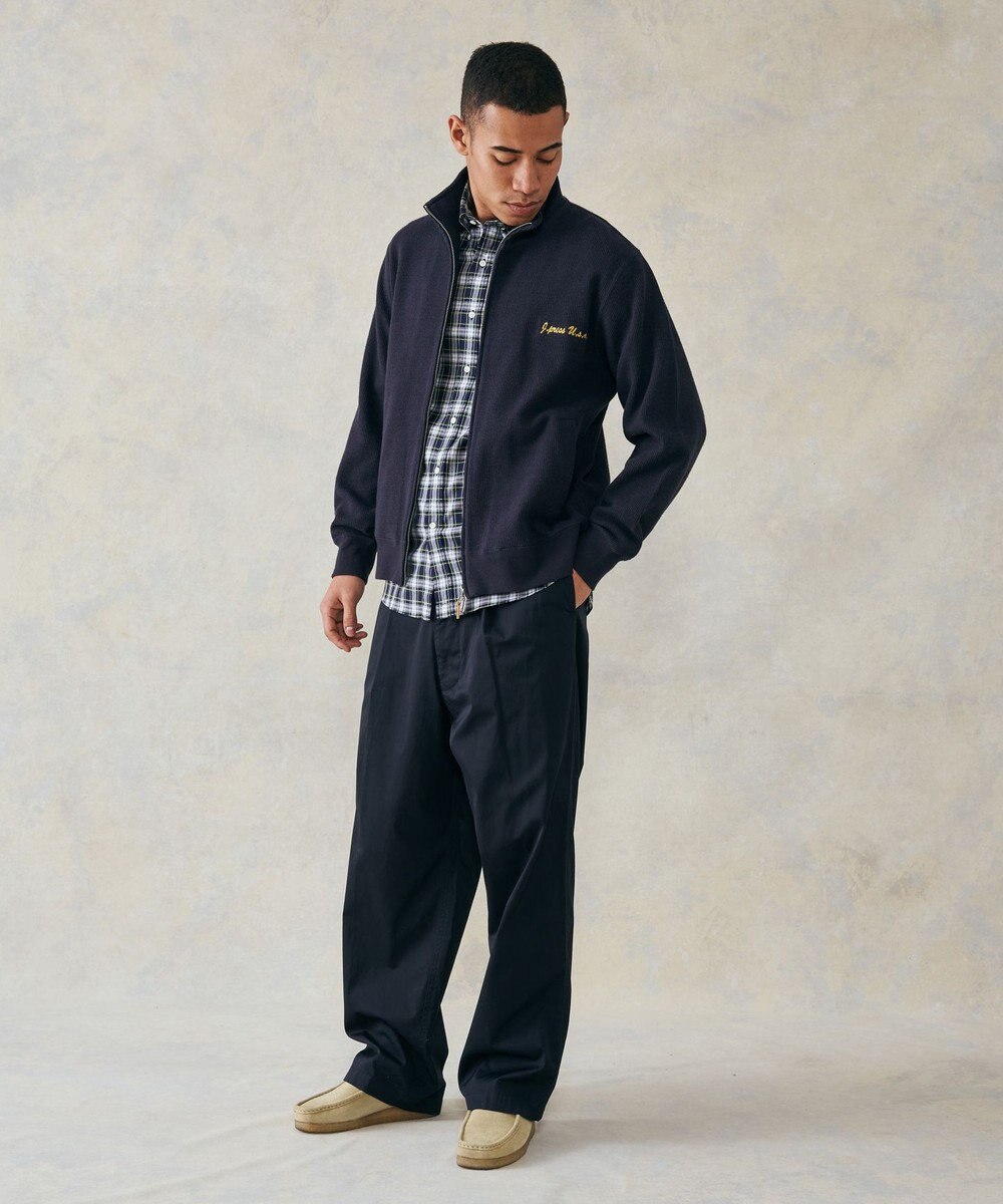 J.PRESS MEN ツイストＷフェイス トラックジャケット 
