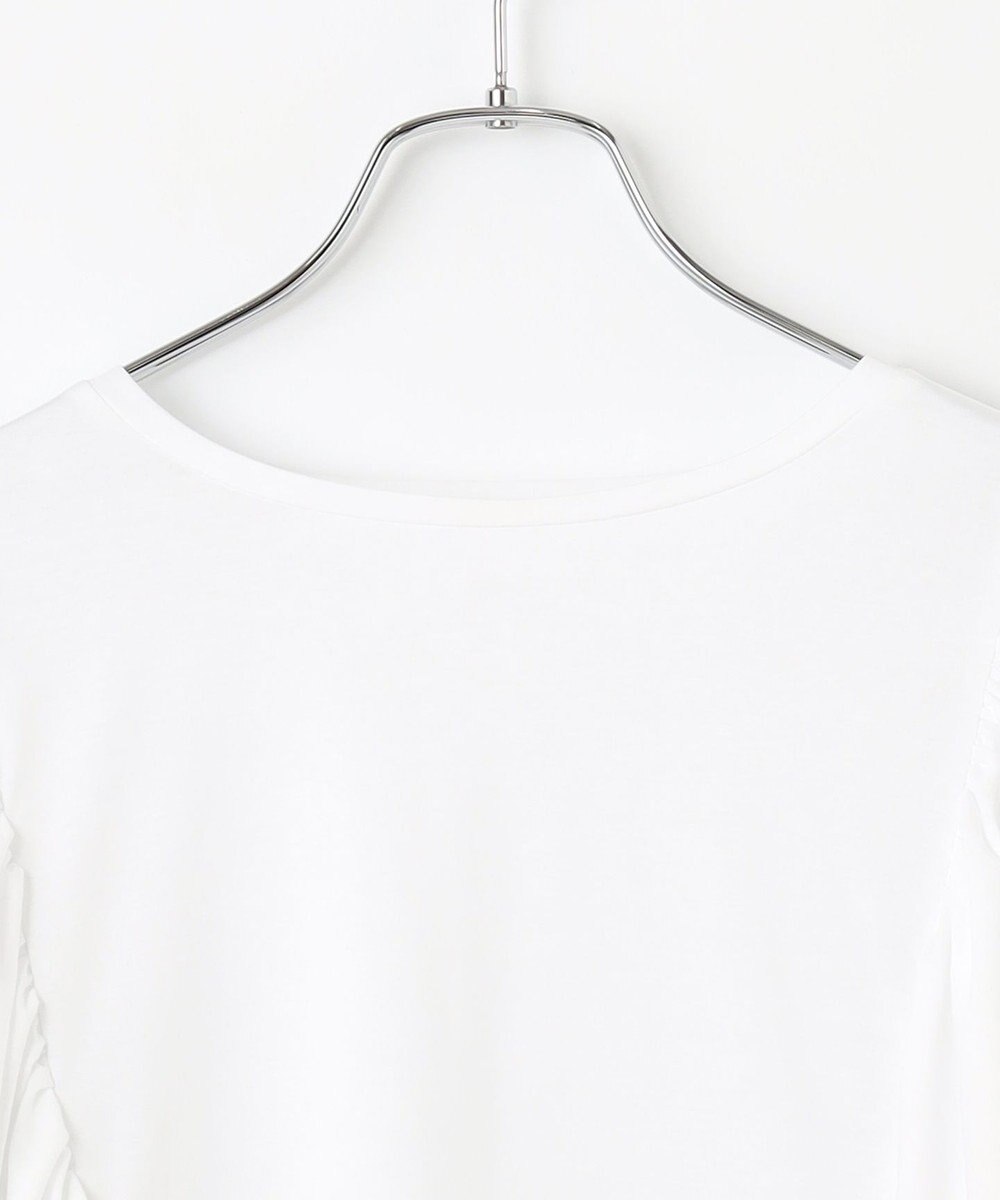 #Newans 【乾燥機可能/接触冷感】ラッフルフリルカットソー 