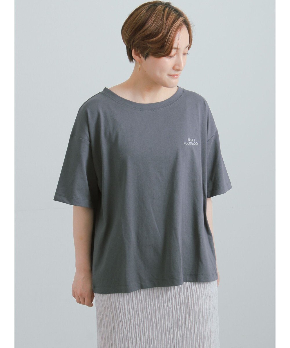 Te chichi 胸刺繍&バックプリントBIGTシャツ 