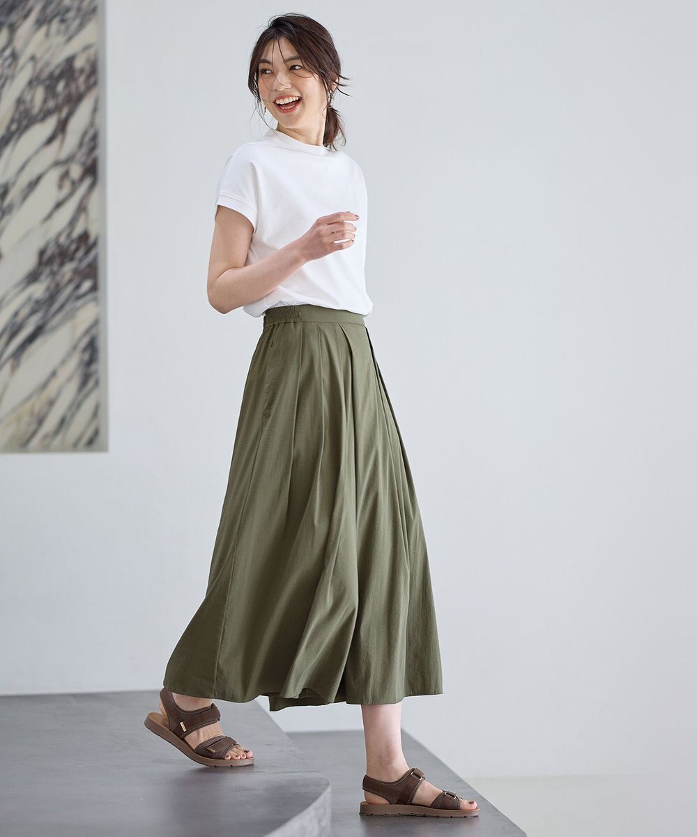 ANY 【大好評につき新色登場！/洗濯機可能/接触冷感/UVケア】清涼リラックススカーチョ 