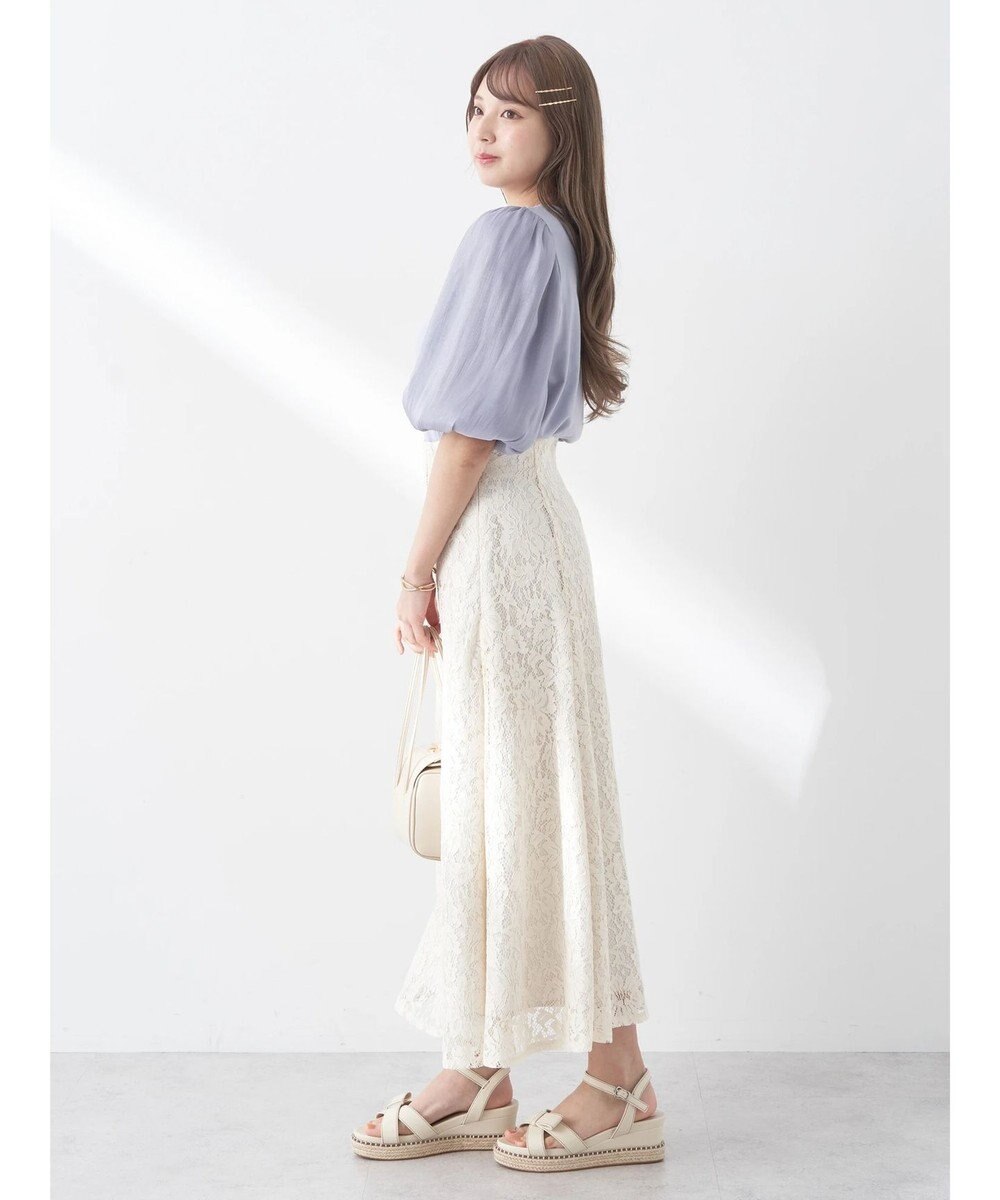 earth music&ecology ラメスリーブプルオーバー 