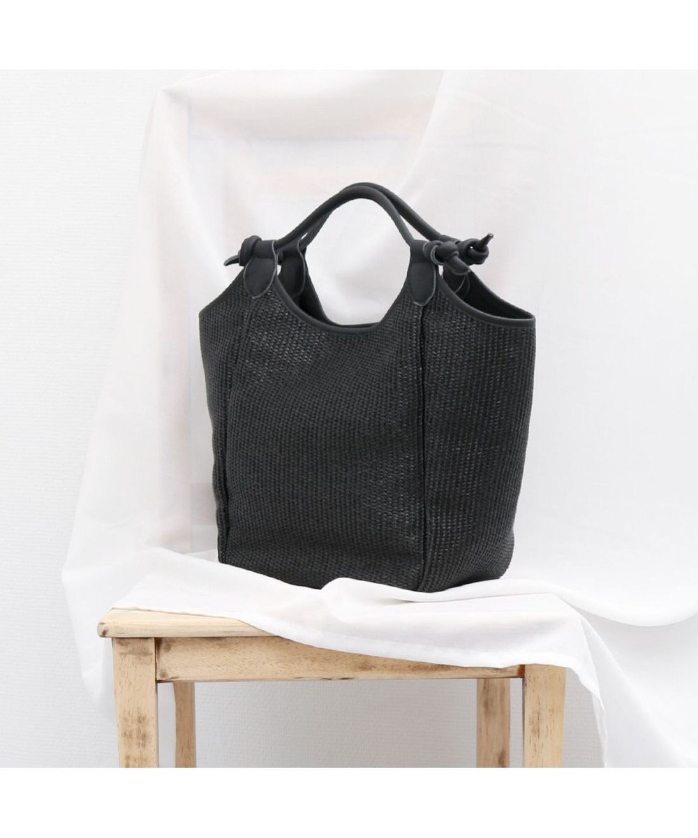 UNBILLION カシュカシュ cachecache / ポリプロピレンシート牛革付属トートバッグ 