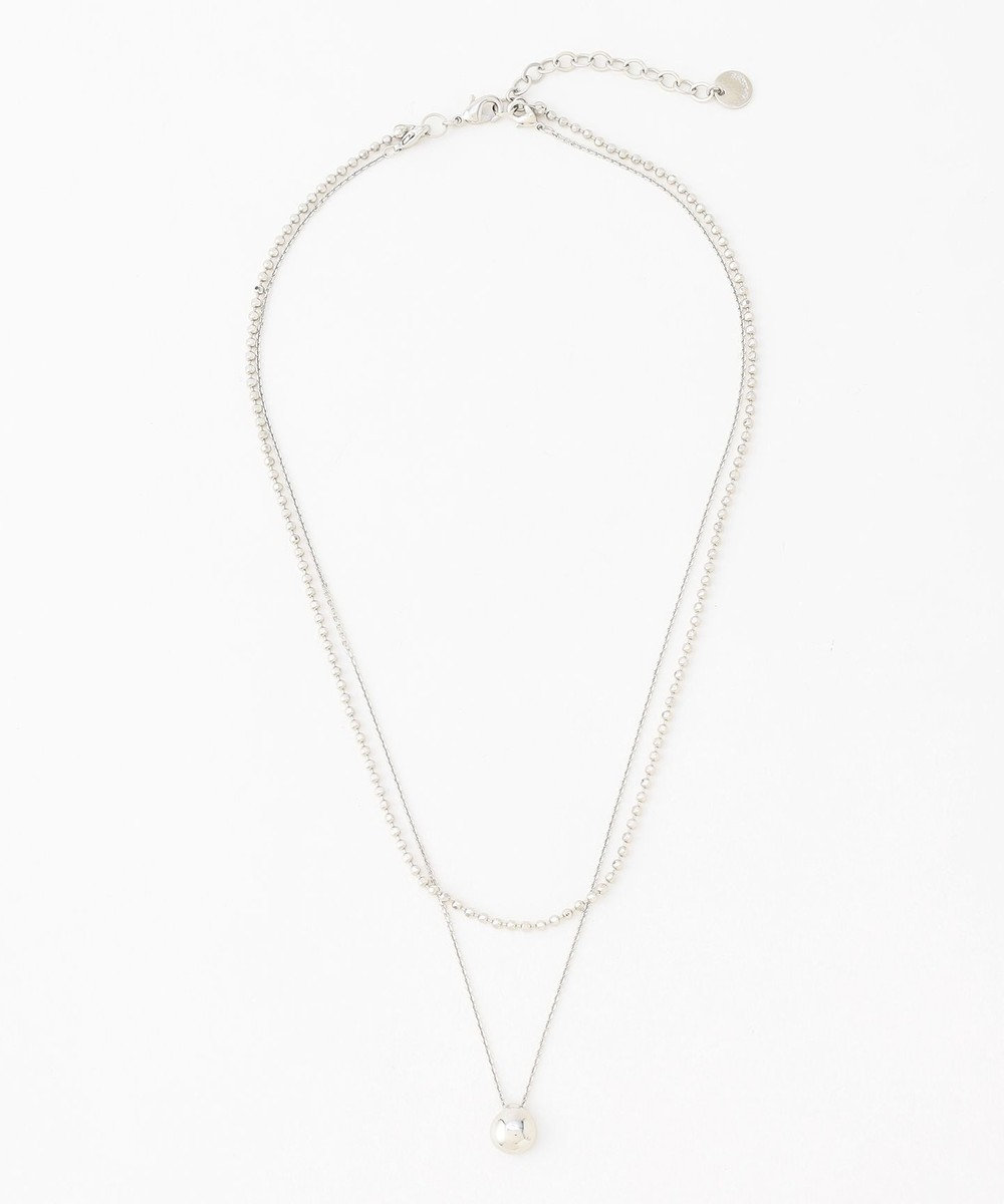 J.PRESS LADIES ドロップ 2連 ネックレス 