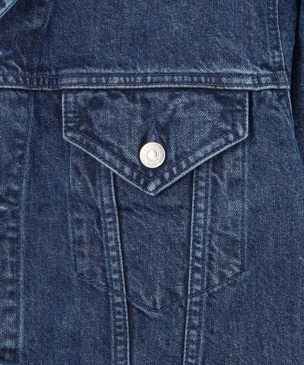 J.PRESS MEN 【J.PRESS ORIGINALS】SHIOTA DENIM Notched Jumper / Made in Japan 