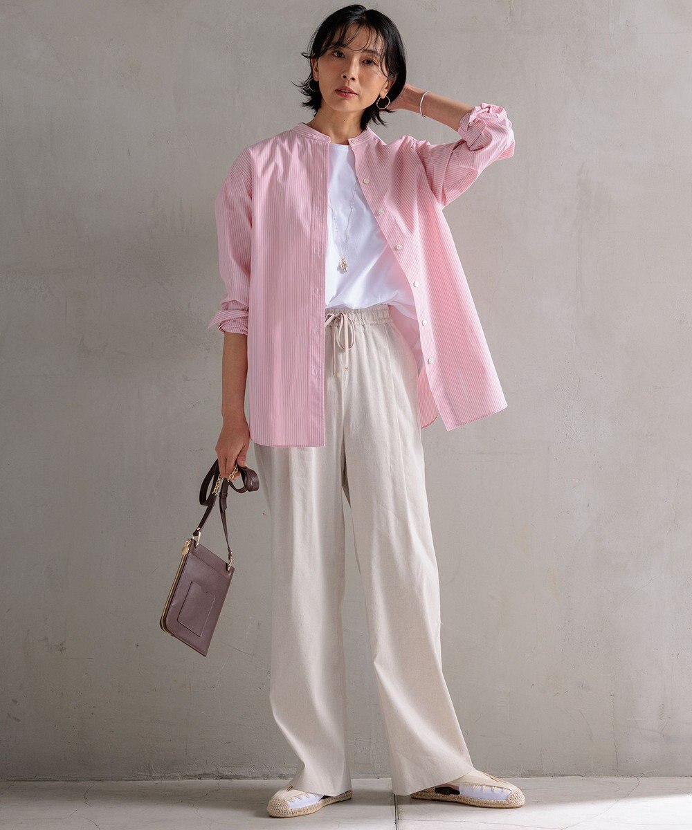 23区 S 【洗える】ALBINIコーコラン シャツテール Tシャツ 