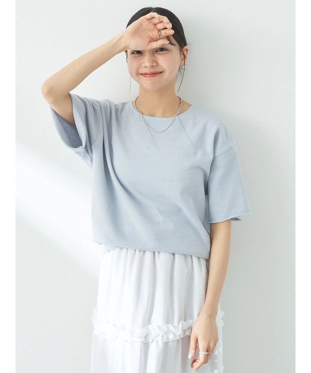 earth music&ecology デザインネックウラケプルオーバー 