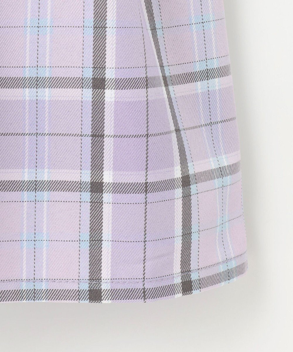 ANY KIDS チェック柄ジャンパースカート 