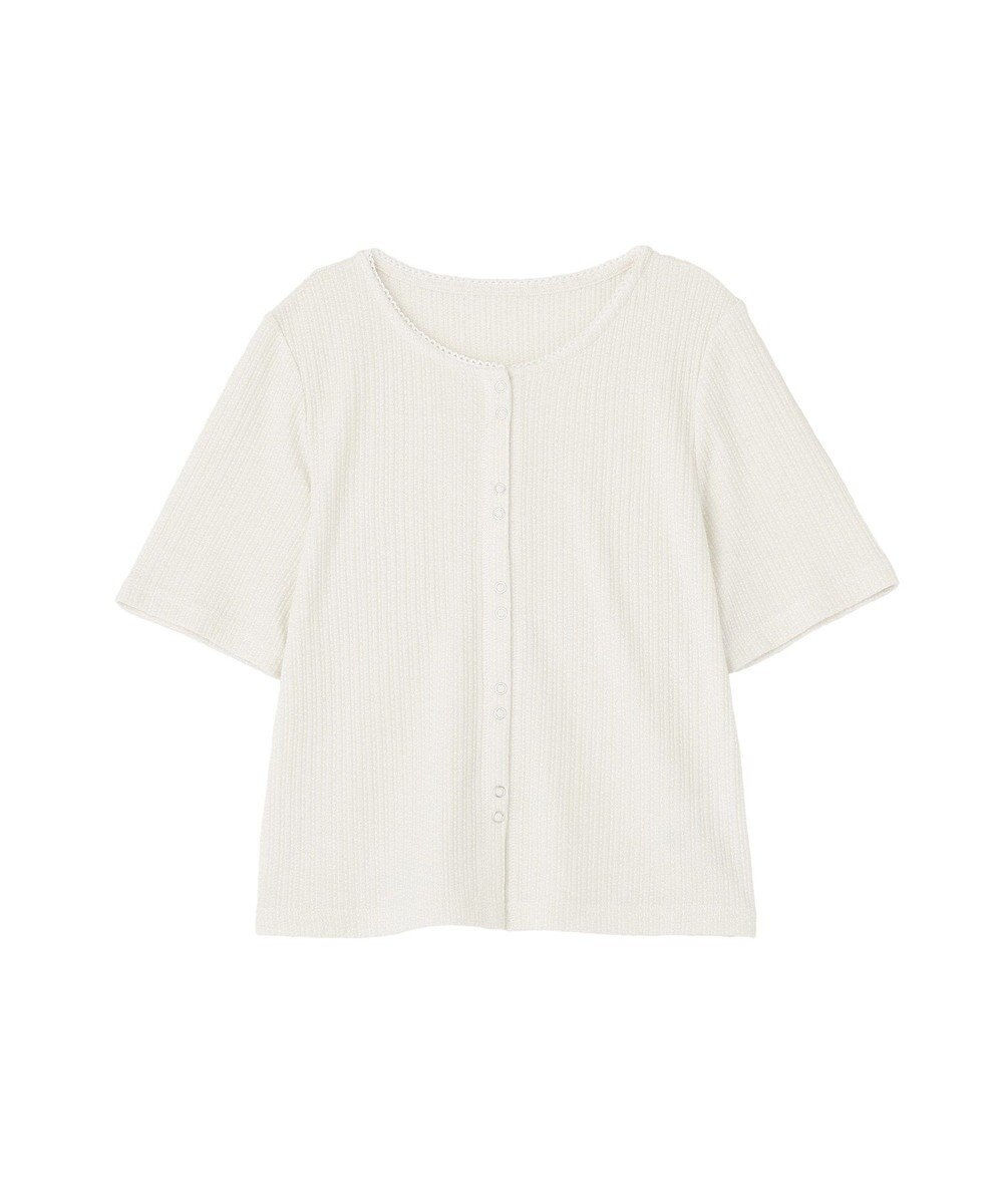 earth music&ecology チェーンリブラメカットソー 