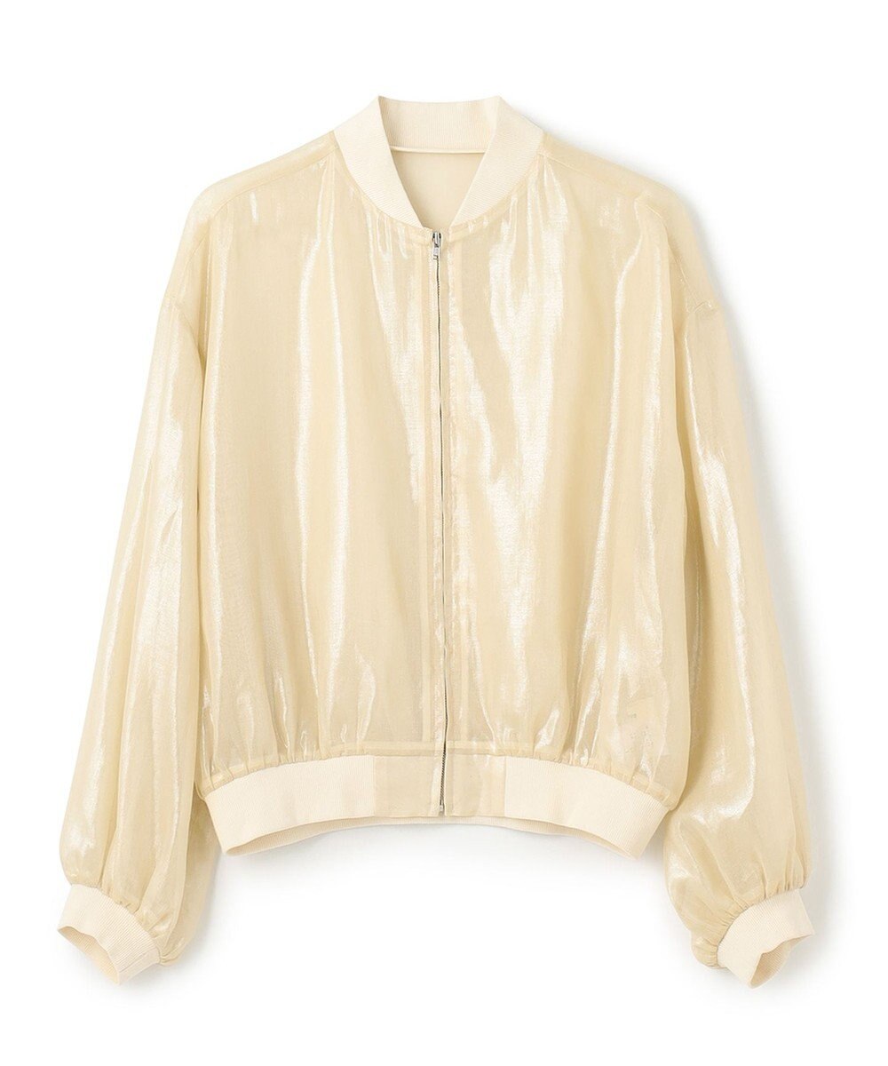 NAVE 【Nave・シアー素材】ラメボイル ブルゾン 