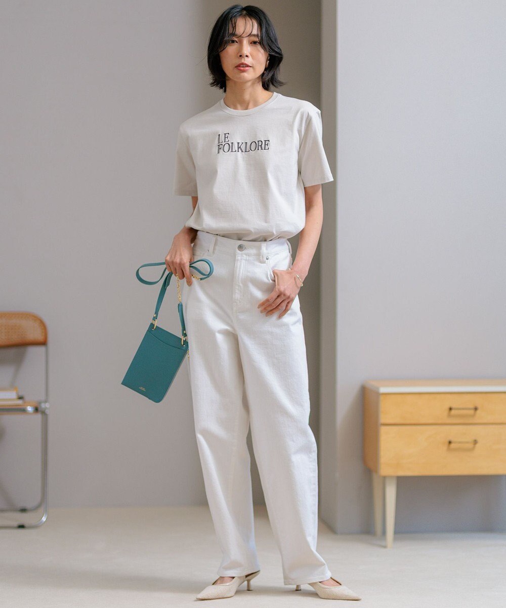 23区 【CLASSY.6月号掲載/洗える】23区DENIM コクーンシルエット パンツ 