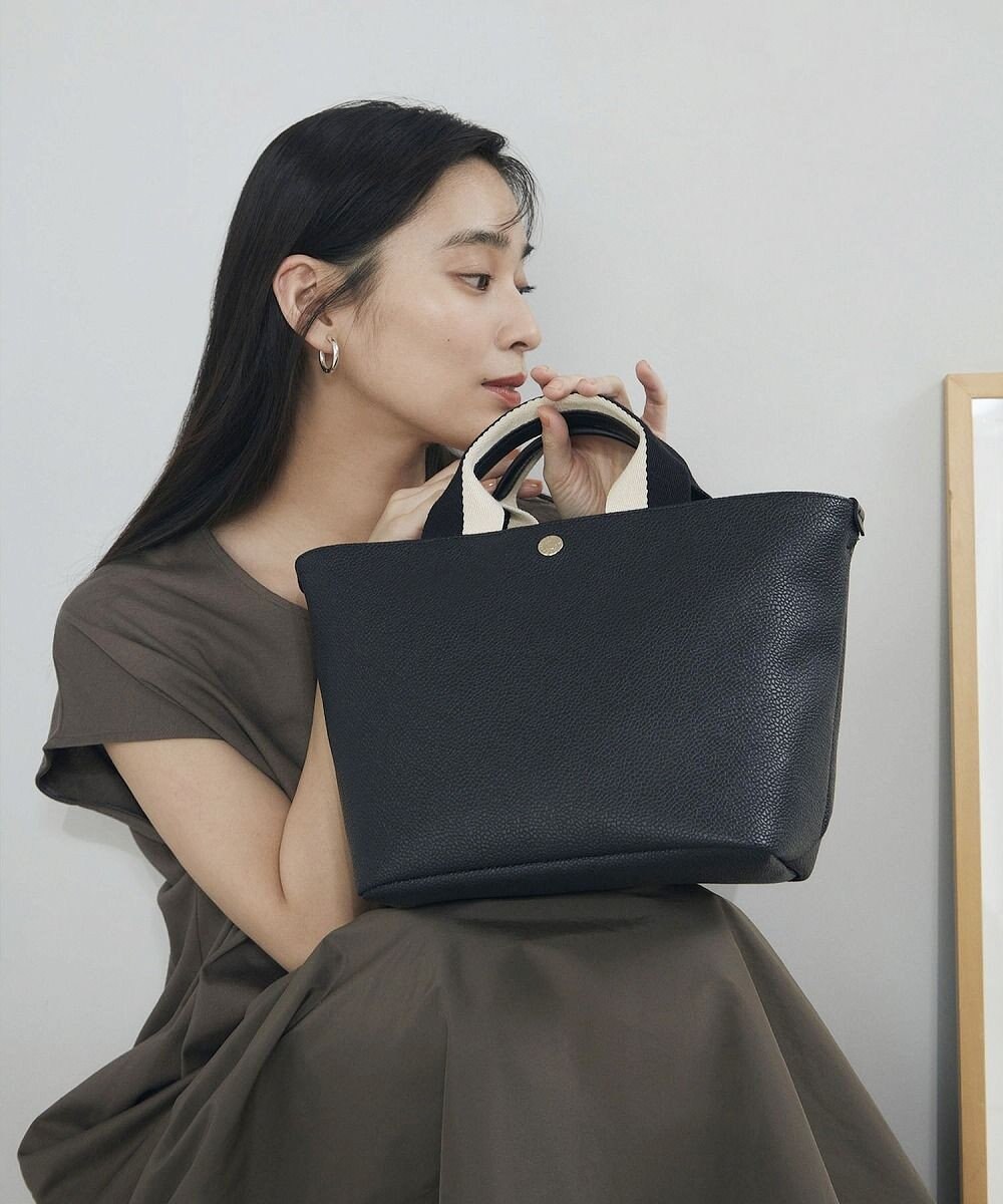 TOPKAPI 【Breath TOPKAPI】SCOTCH GRAIN スコッチグレイン プレーン 2トーンテープ ハンドル トートバッグ S 