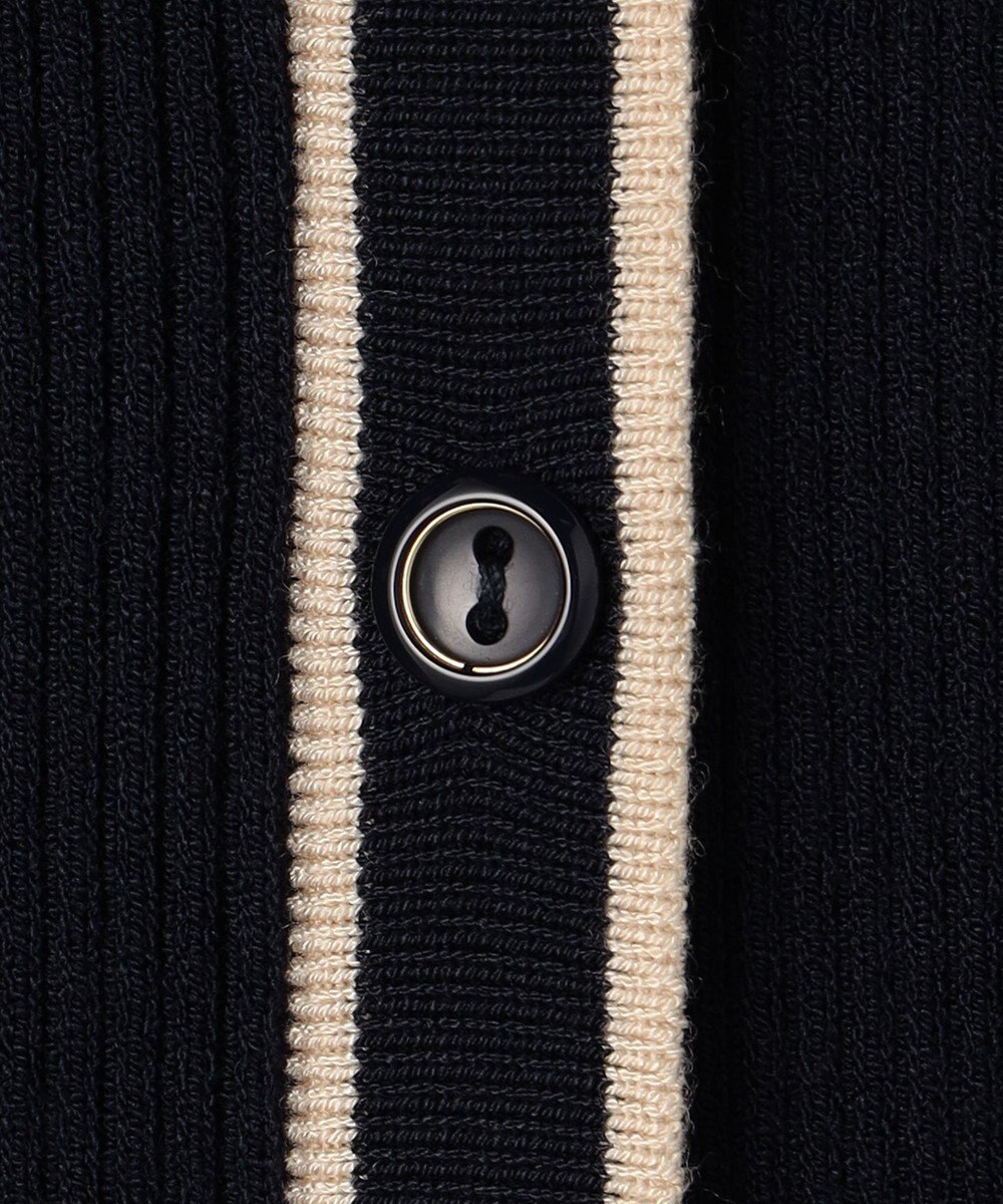 ANY SIS L バイカラーデザインニット ワンピース 