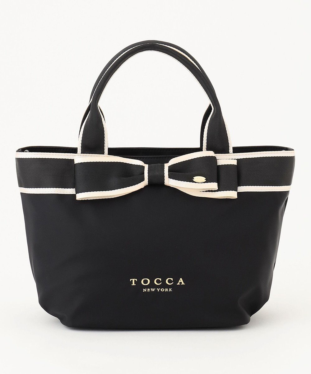 TOCCA 【撥水】BICOLOR RIBBON TOTE トートバッグ 