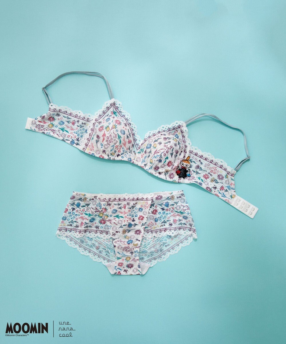 une nana cool 【MOOMIN × une nana cool 】 特別な日以外の364日つけたくなるブラ 364 レース 