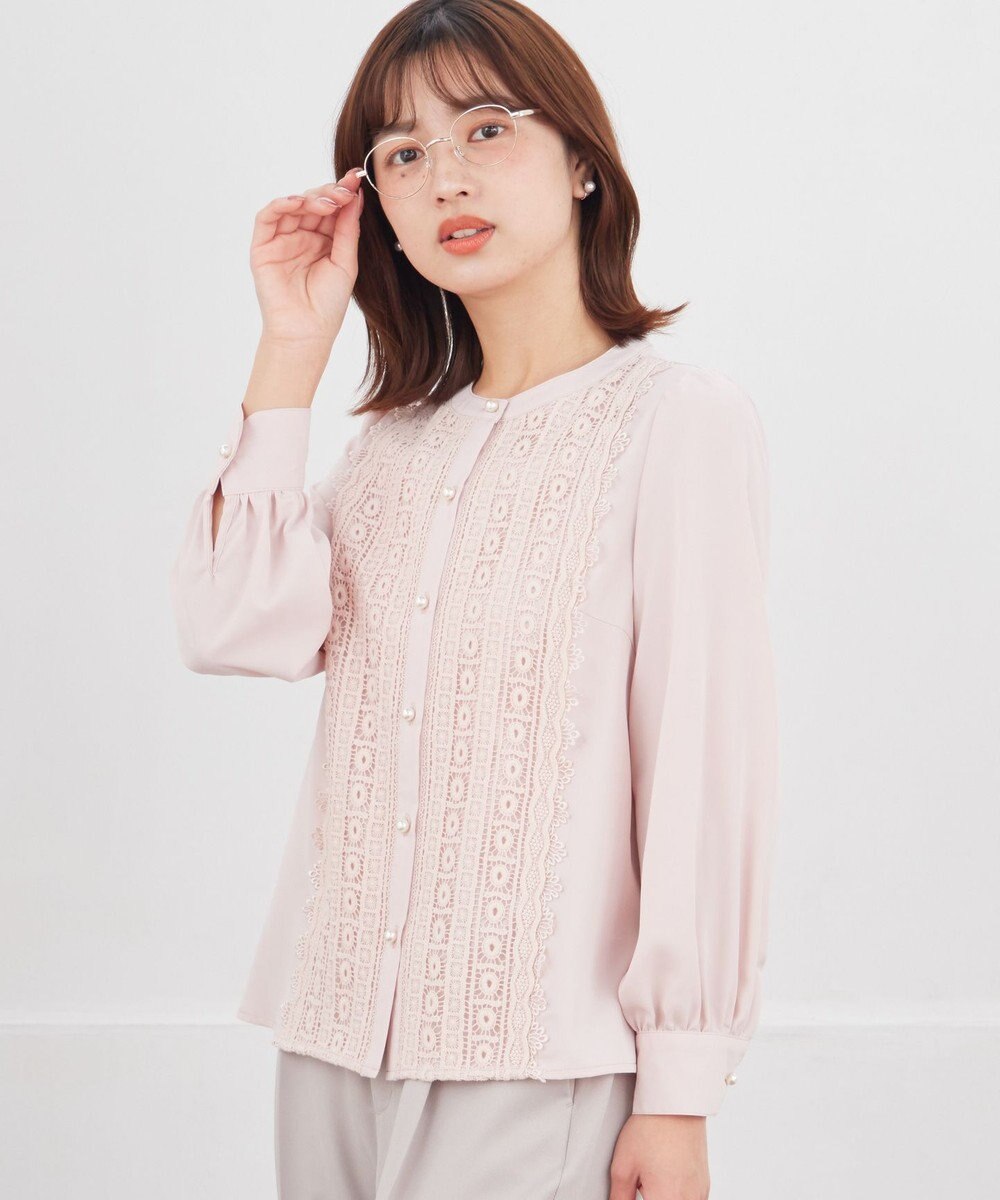 Tiaclasse レースブラウス 