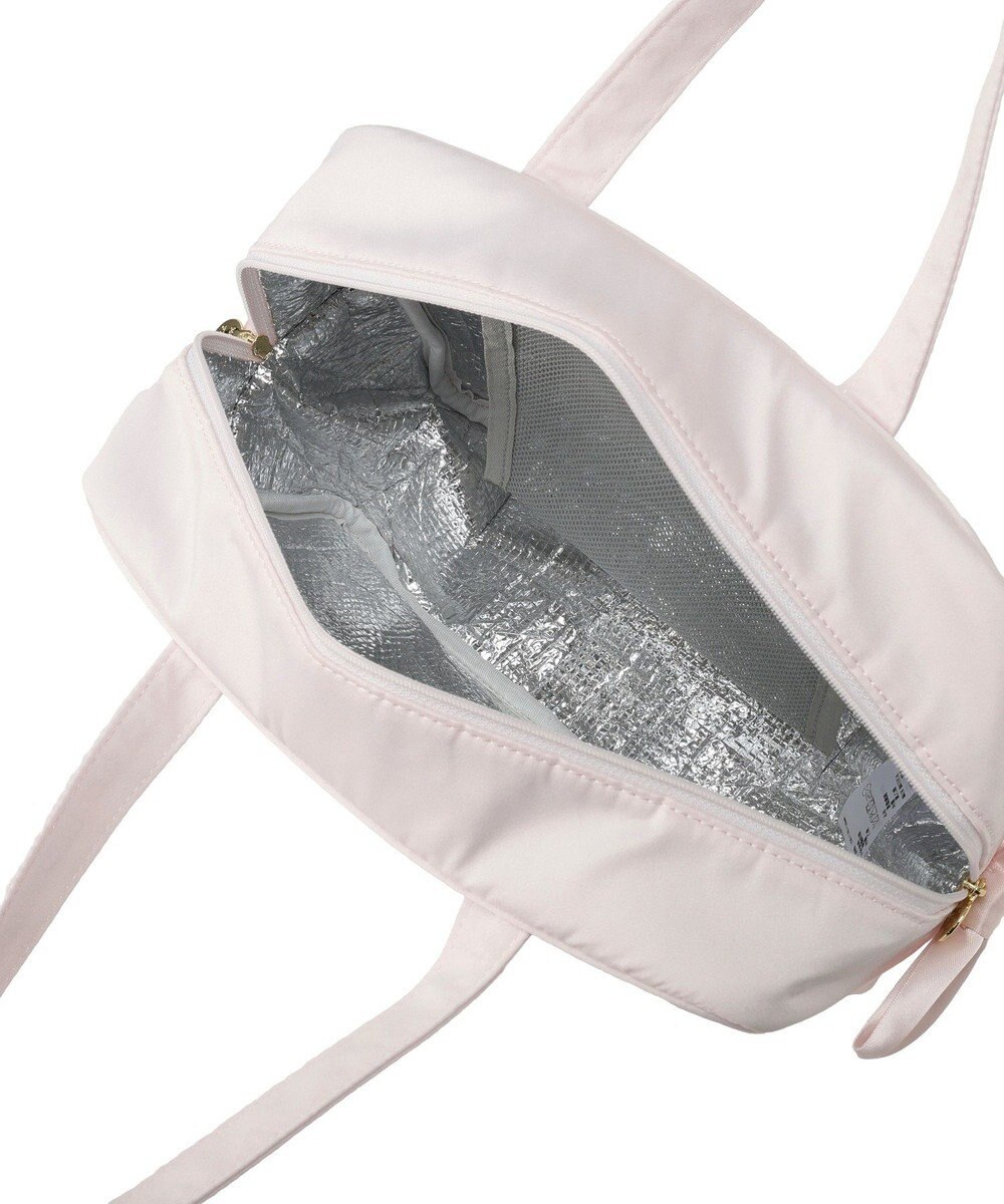 Maison de FLEUR 【保冷機能付き】サテンサイドリボン保冷バッグ 